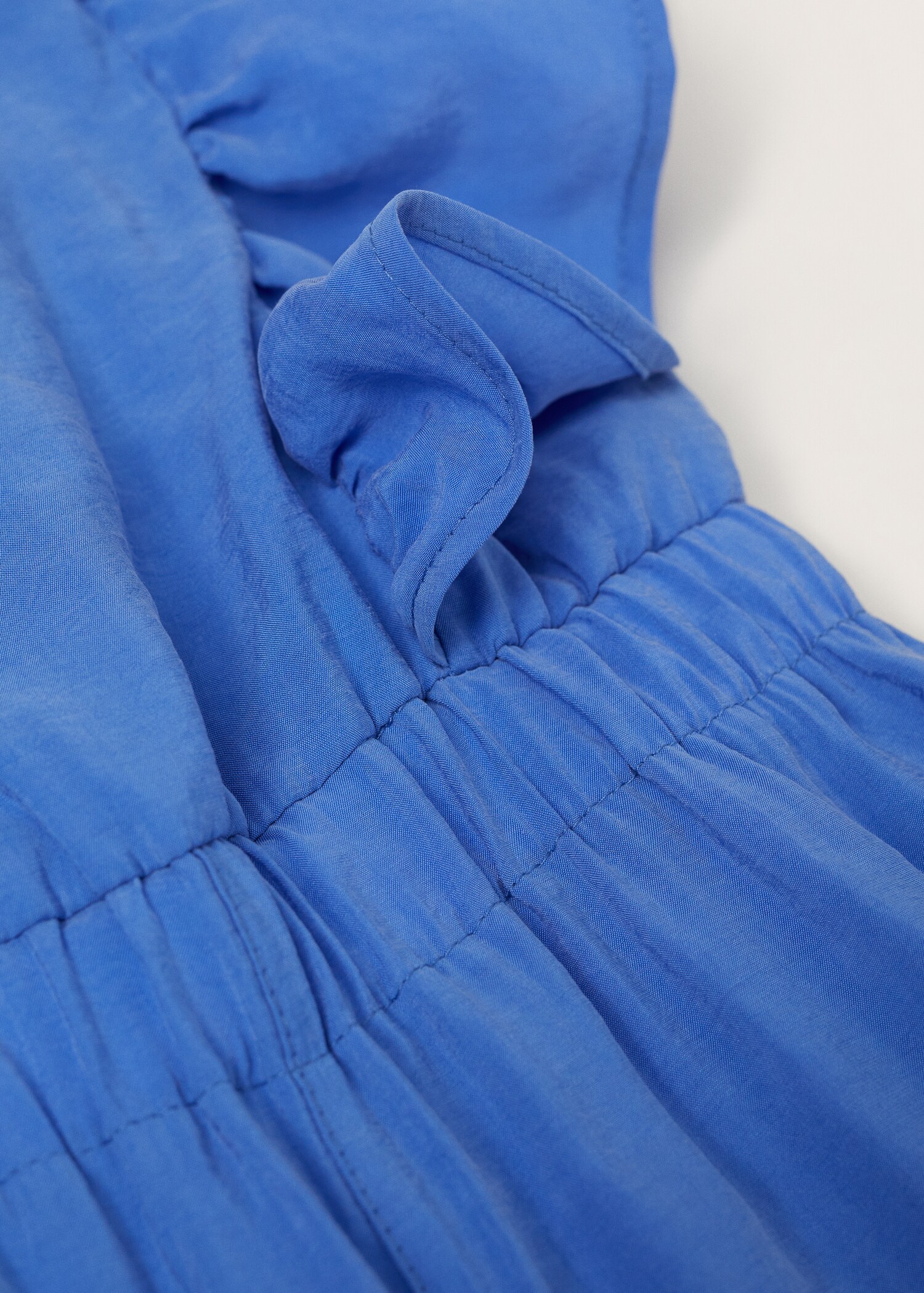 Frilled long jumpsuit - Details of the article 8