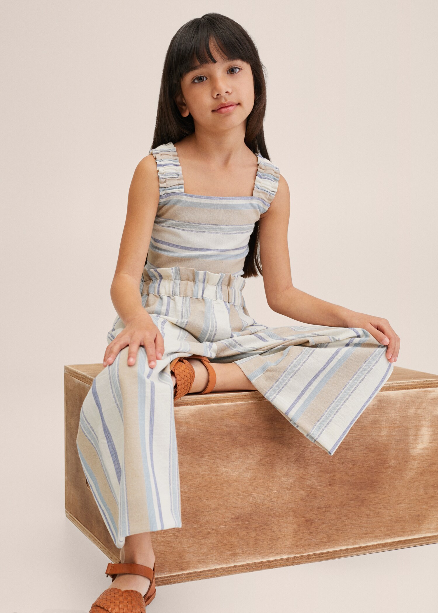 Striped cotton-blend top - Details of the article 6