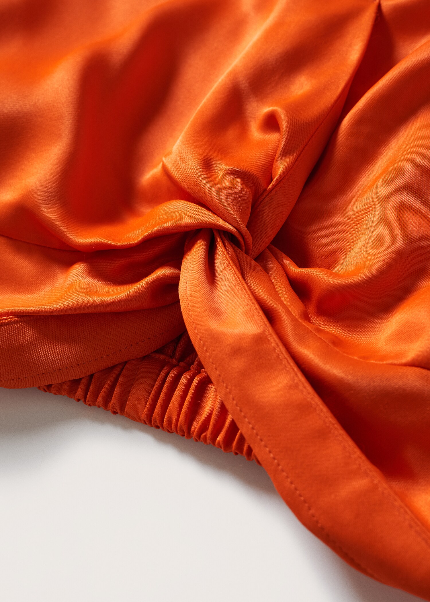 Satin crop blouse - Details of the article 8