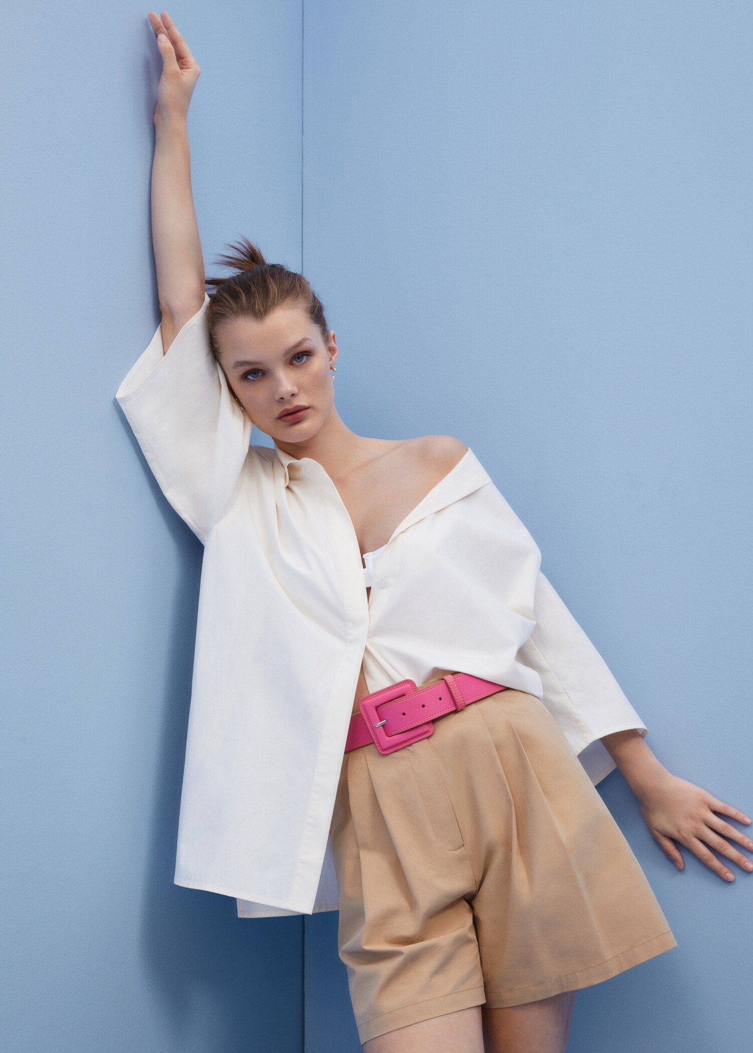 Pockets cotton shorts - Details of the article 6