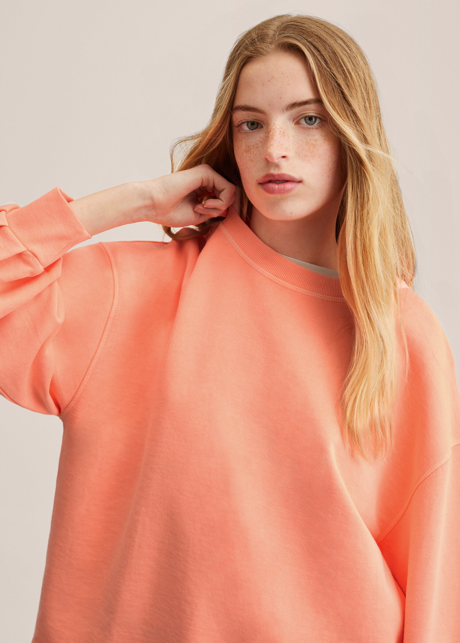 Oversize cotton sweatshirt - Medium plane