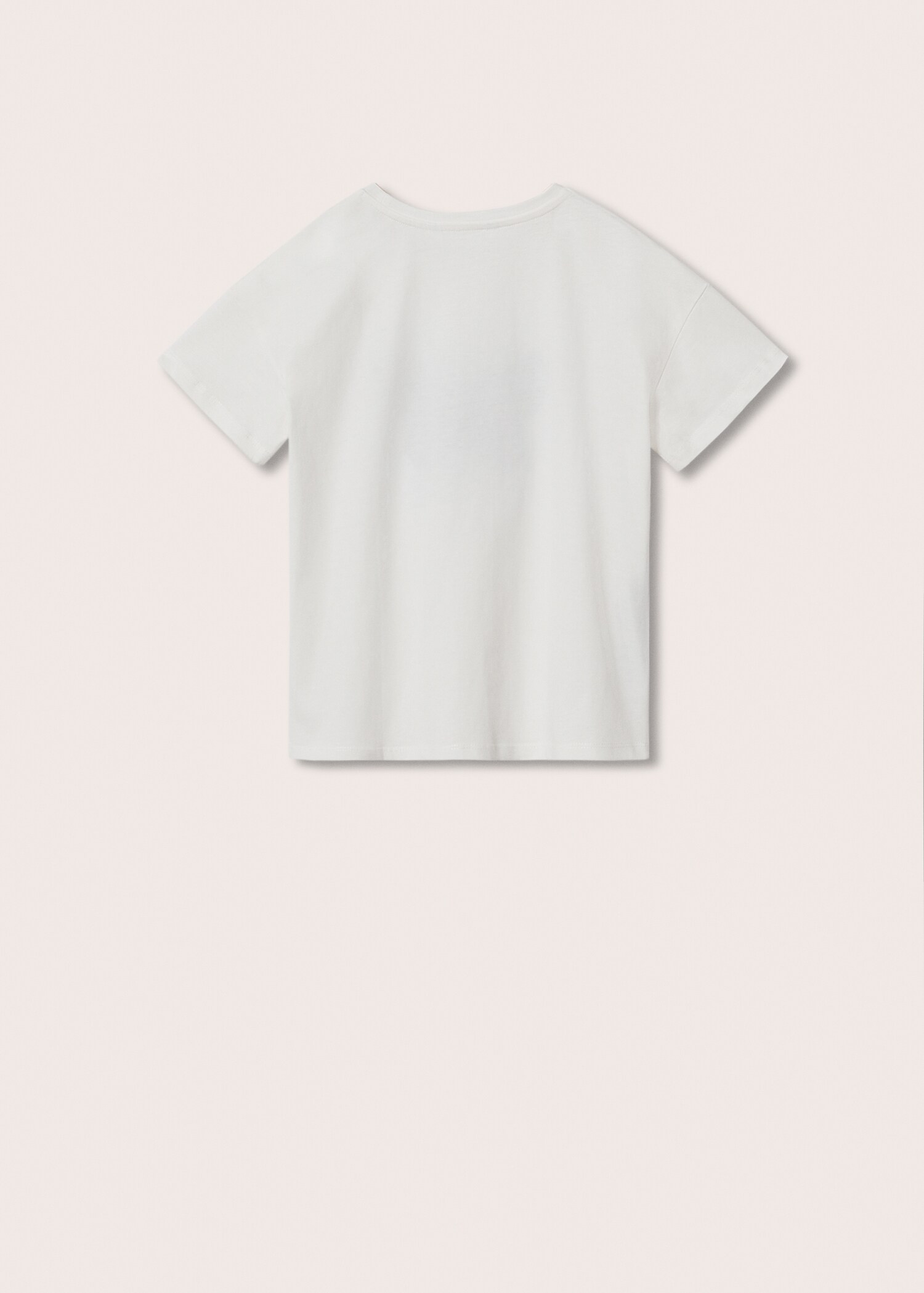 Embroidered butterfly t-shirt - Reverse of the article