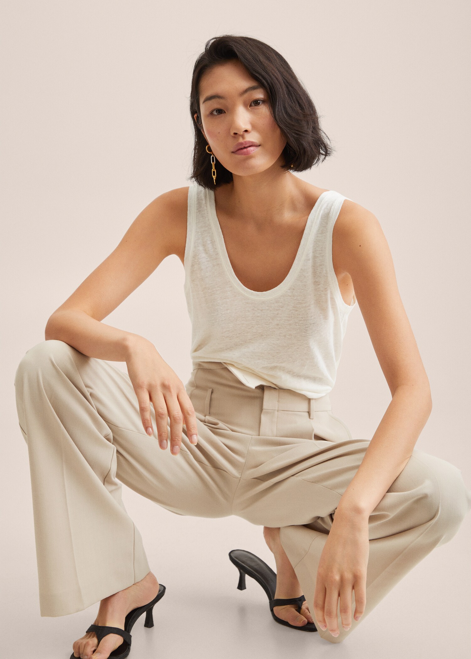 100% linen top - Details of the article 2