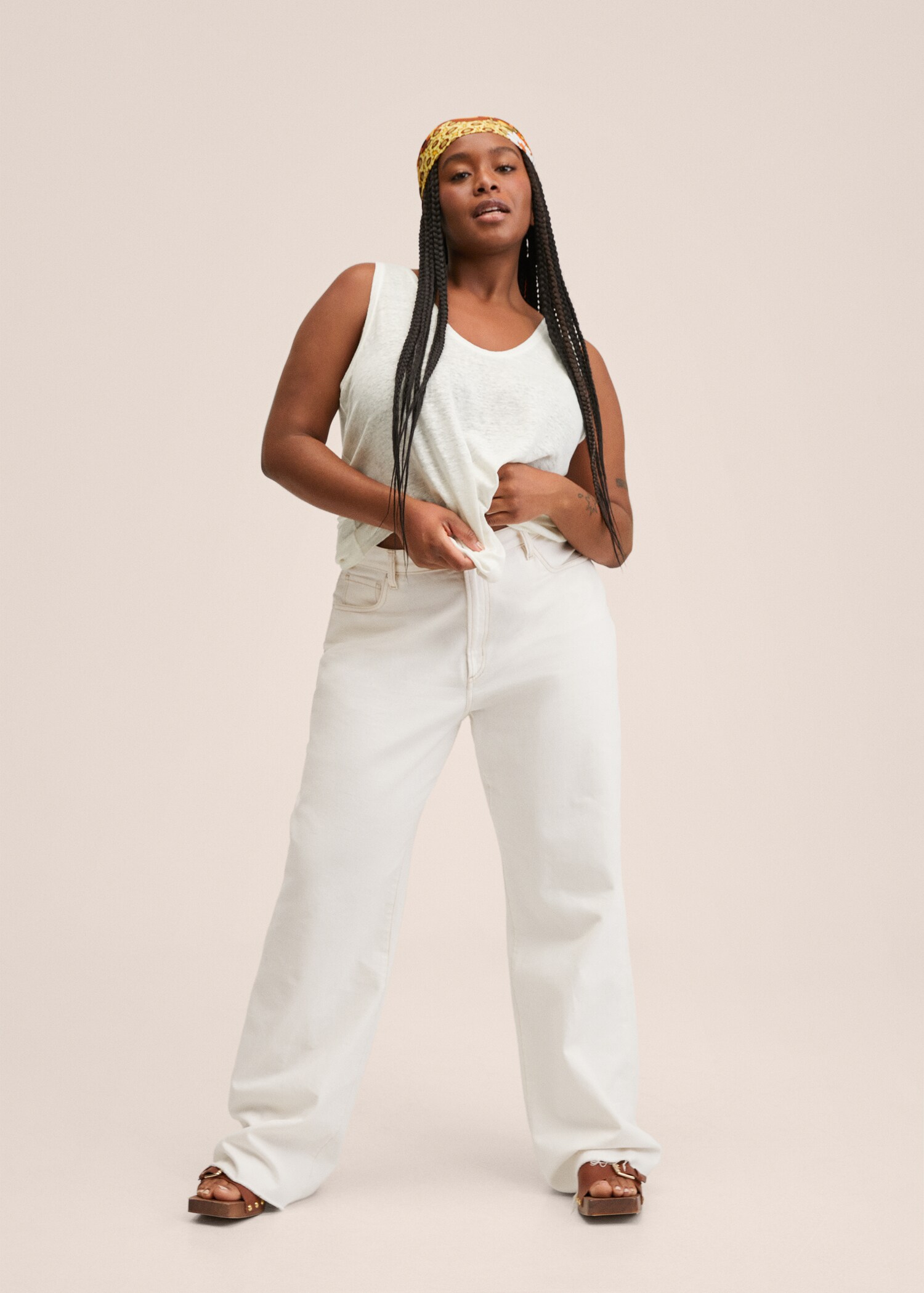 100% linen top - Details of the article 3