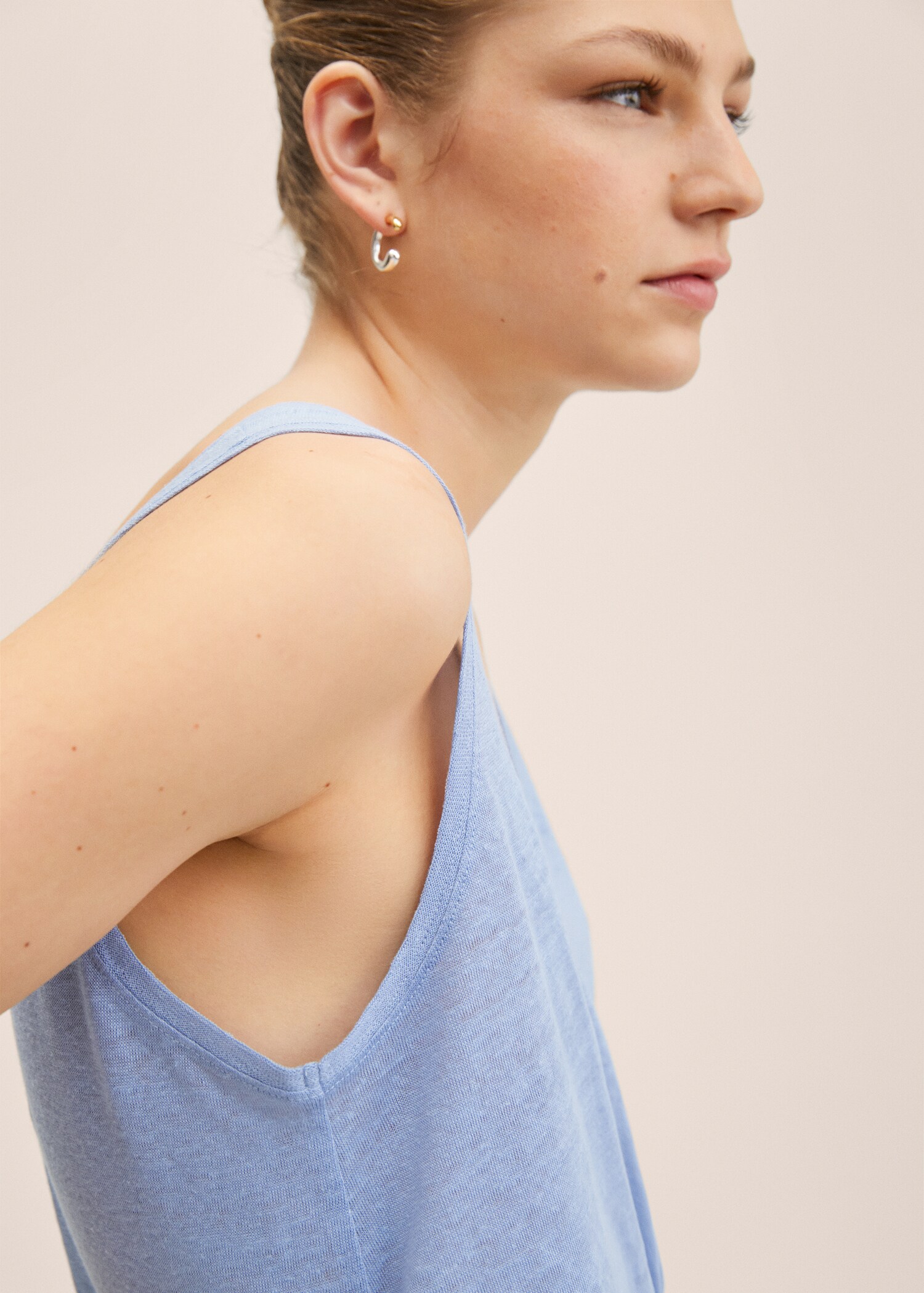 100% linen top - Details of the article 1