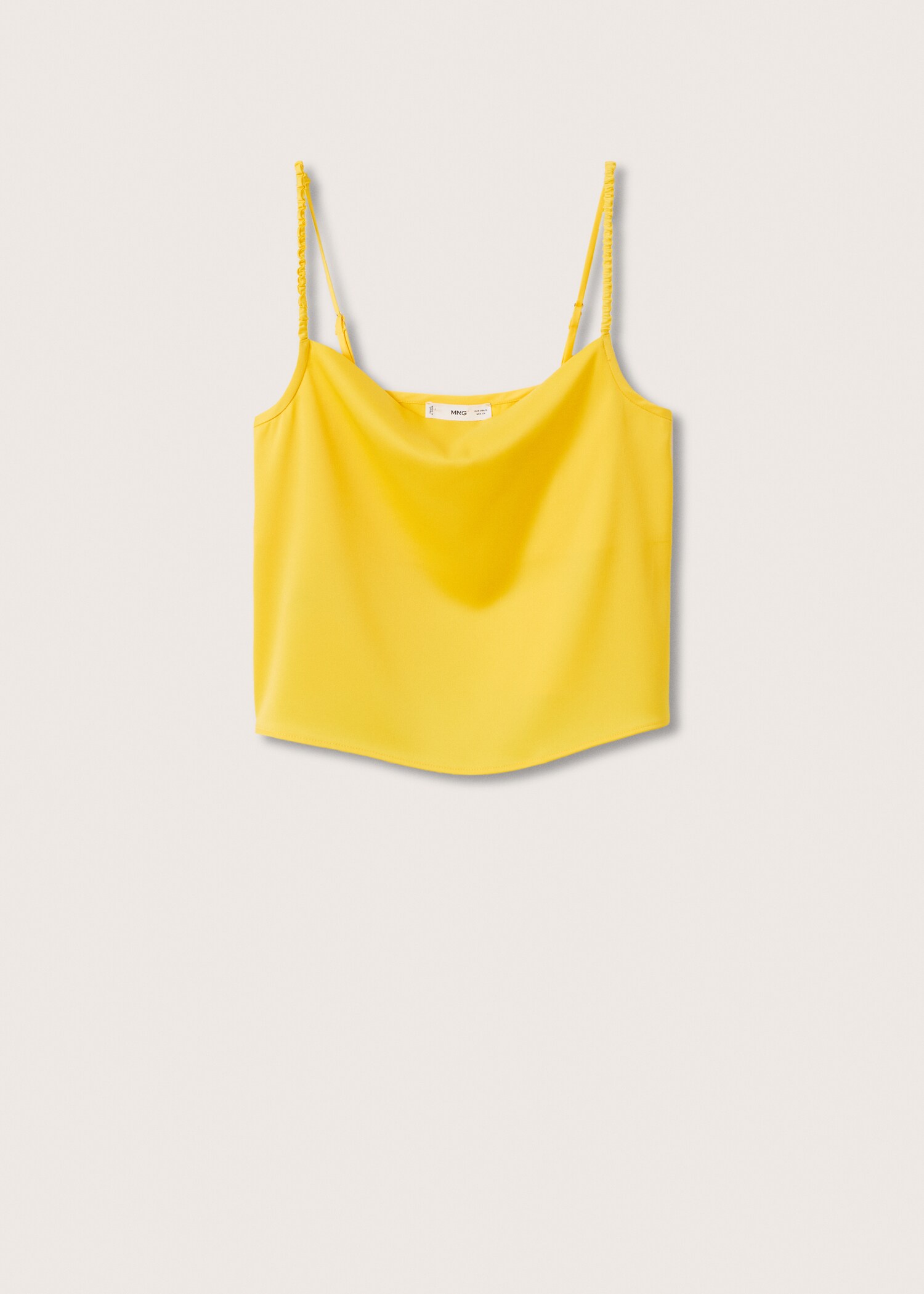 Top na ramínka s nabíráním - Zboží bez modelu