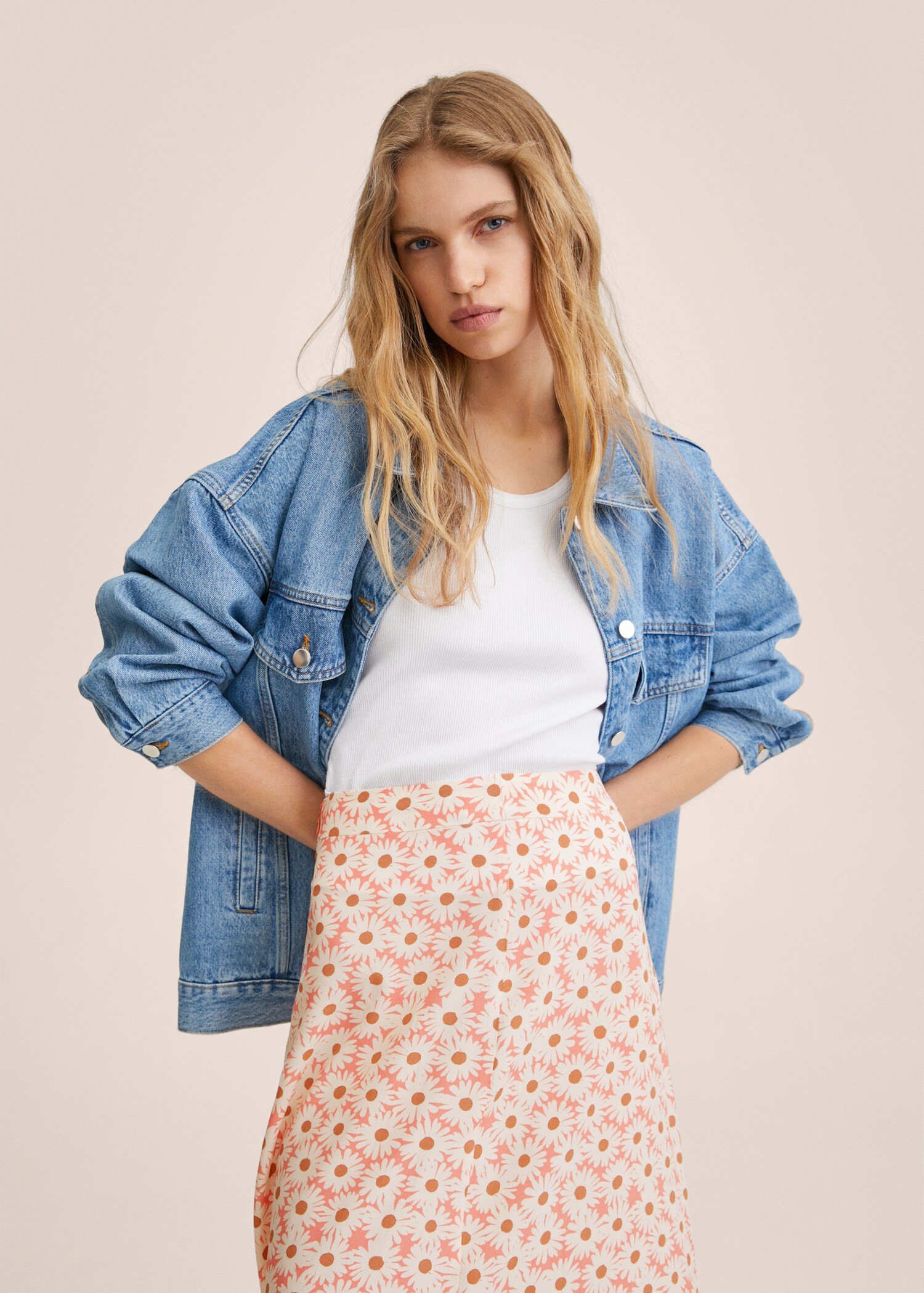Faldilla estampat fluid - Detall de l'article 1