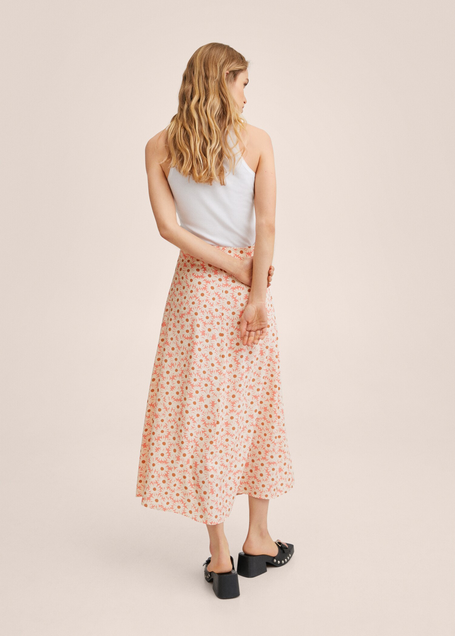Faldilla estampat fluid - Revers de l'article