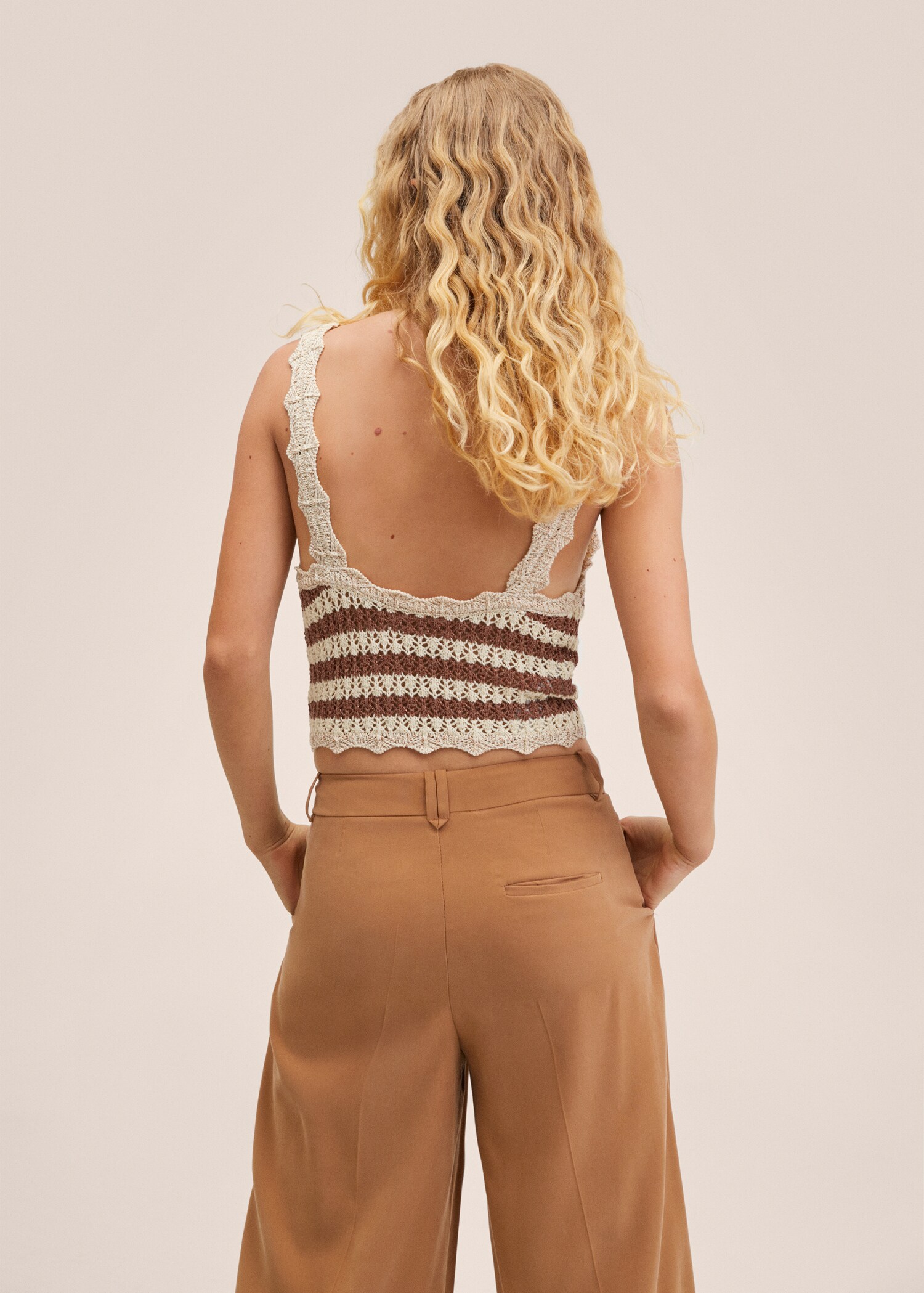 Top crop punt - Revers de l'article