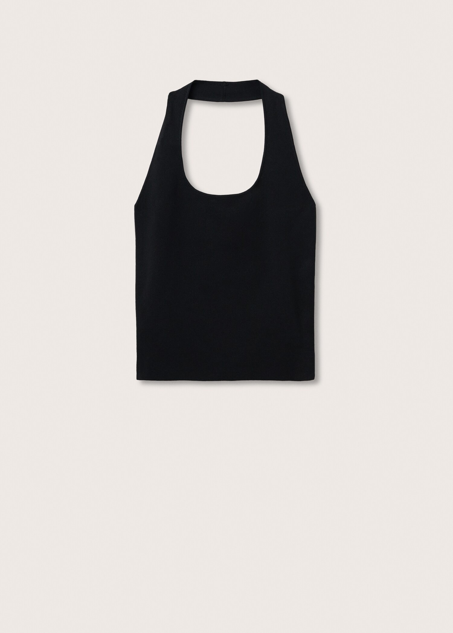 Open back knitted top - Article without model