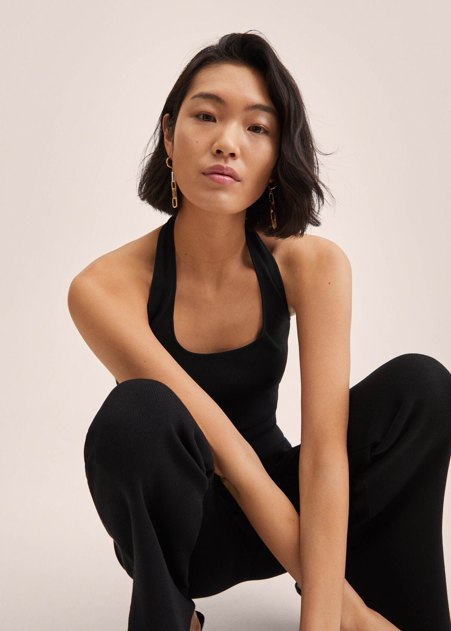 Open back knitted top - Details of the article 2