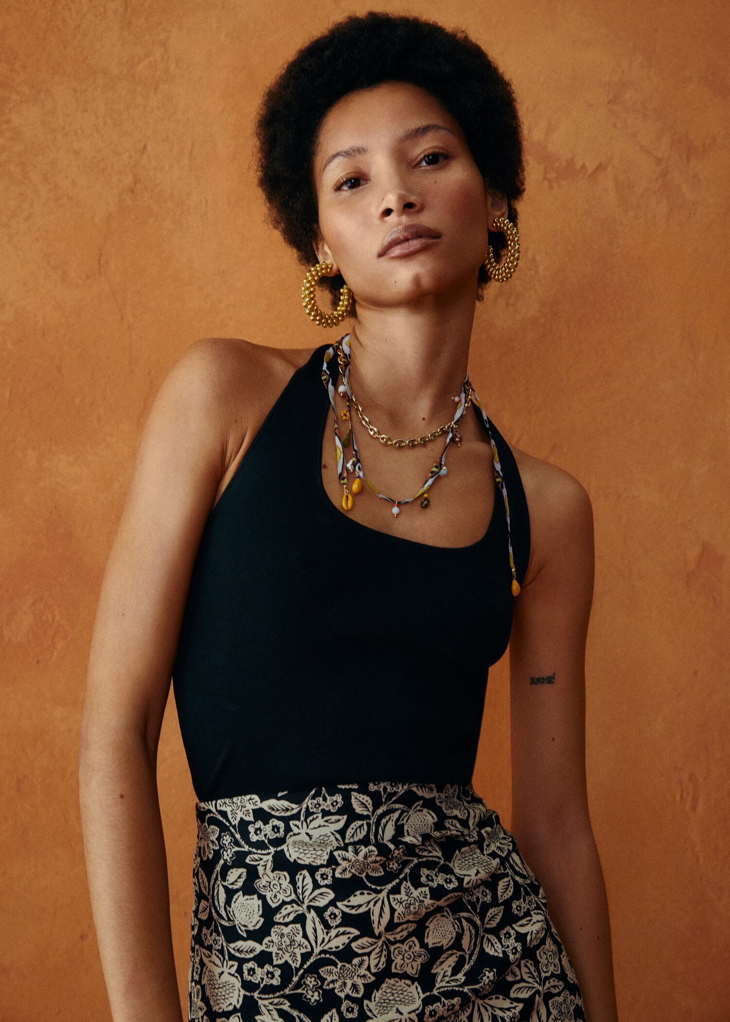 Open back knitted top - Details of the article 7