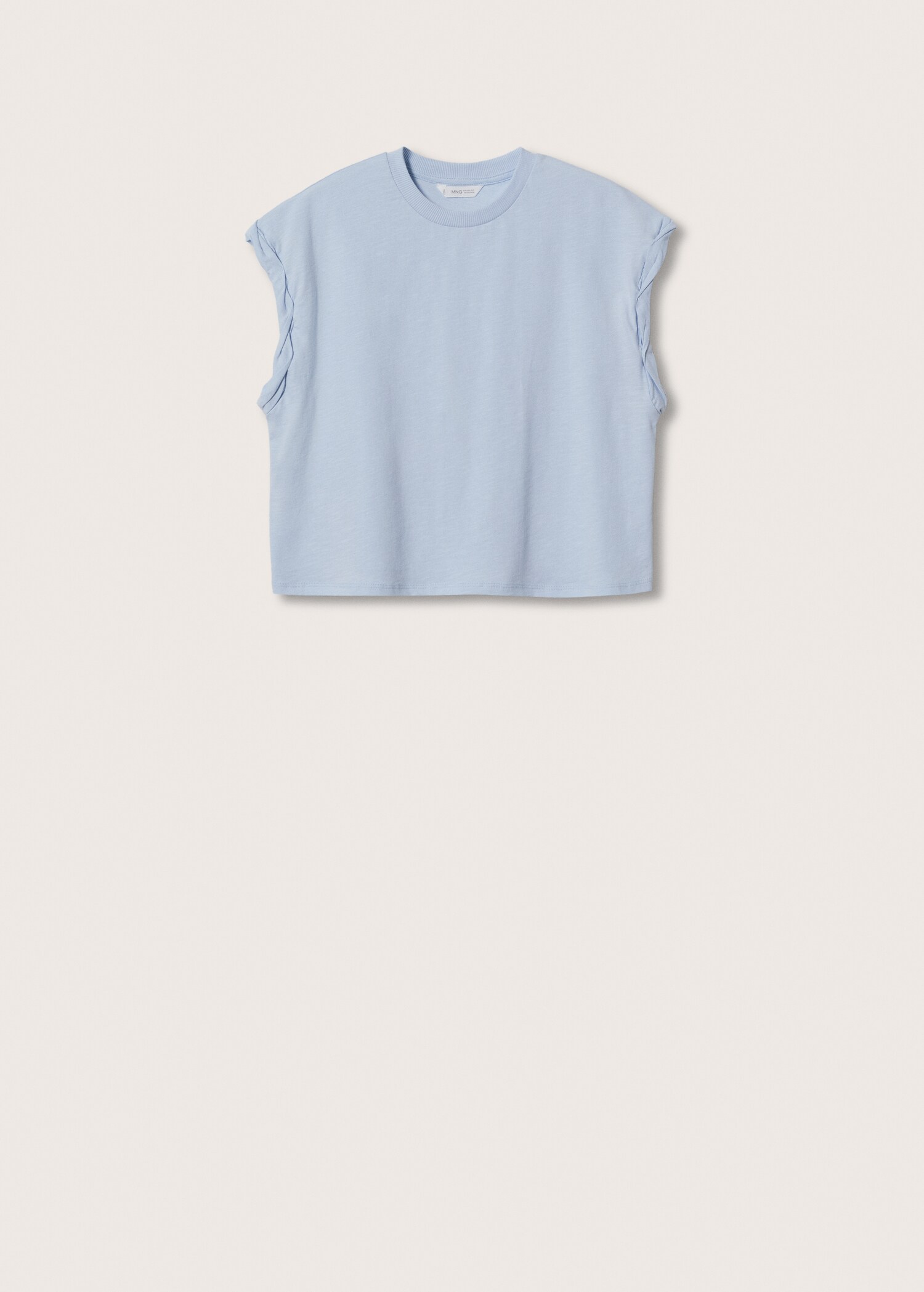 Cotton sleeveless t-shirt - Article without model