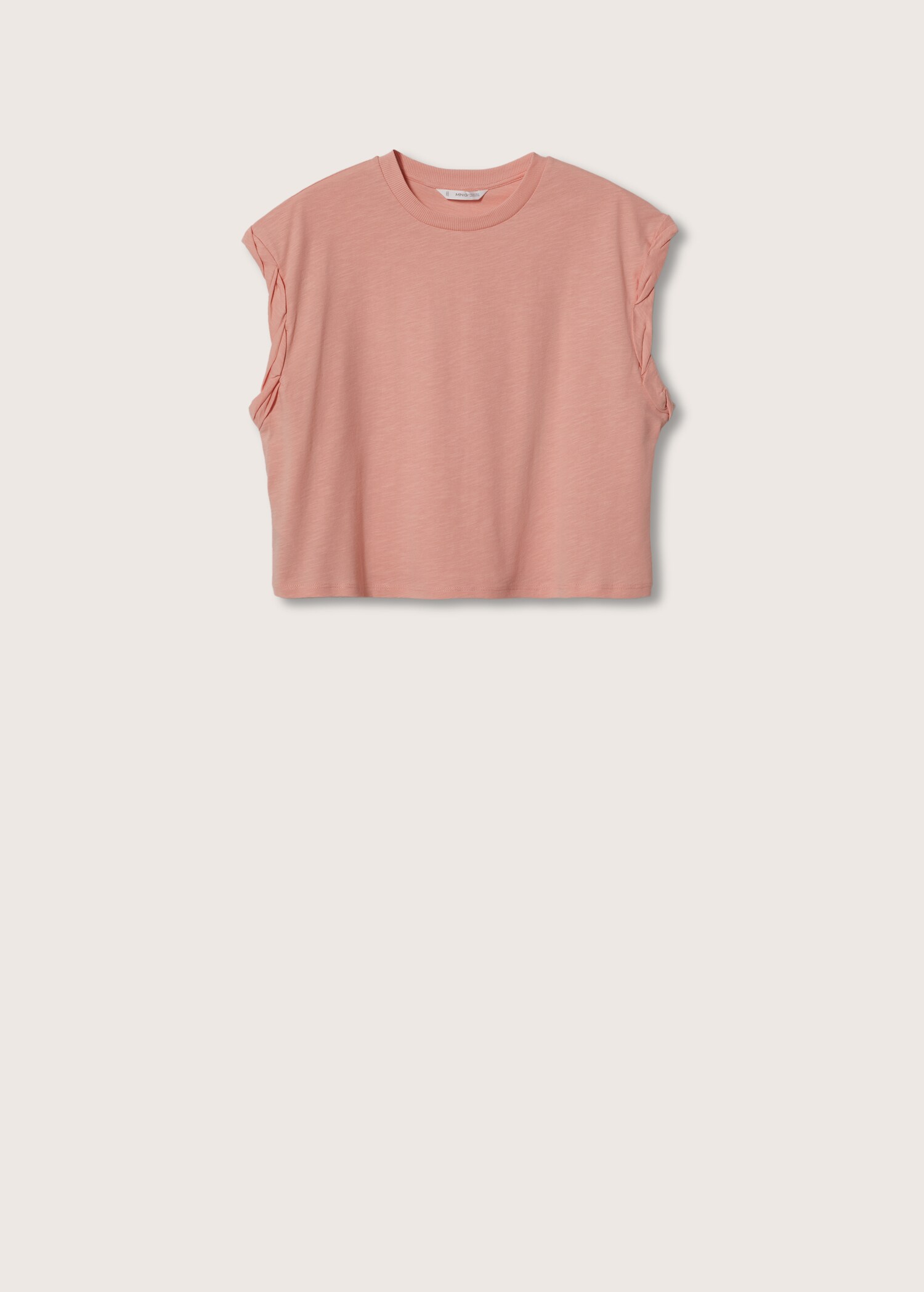 Cotton sleeveless t-shirt - Article without model