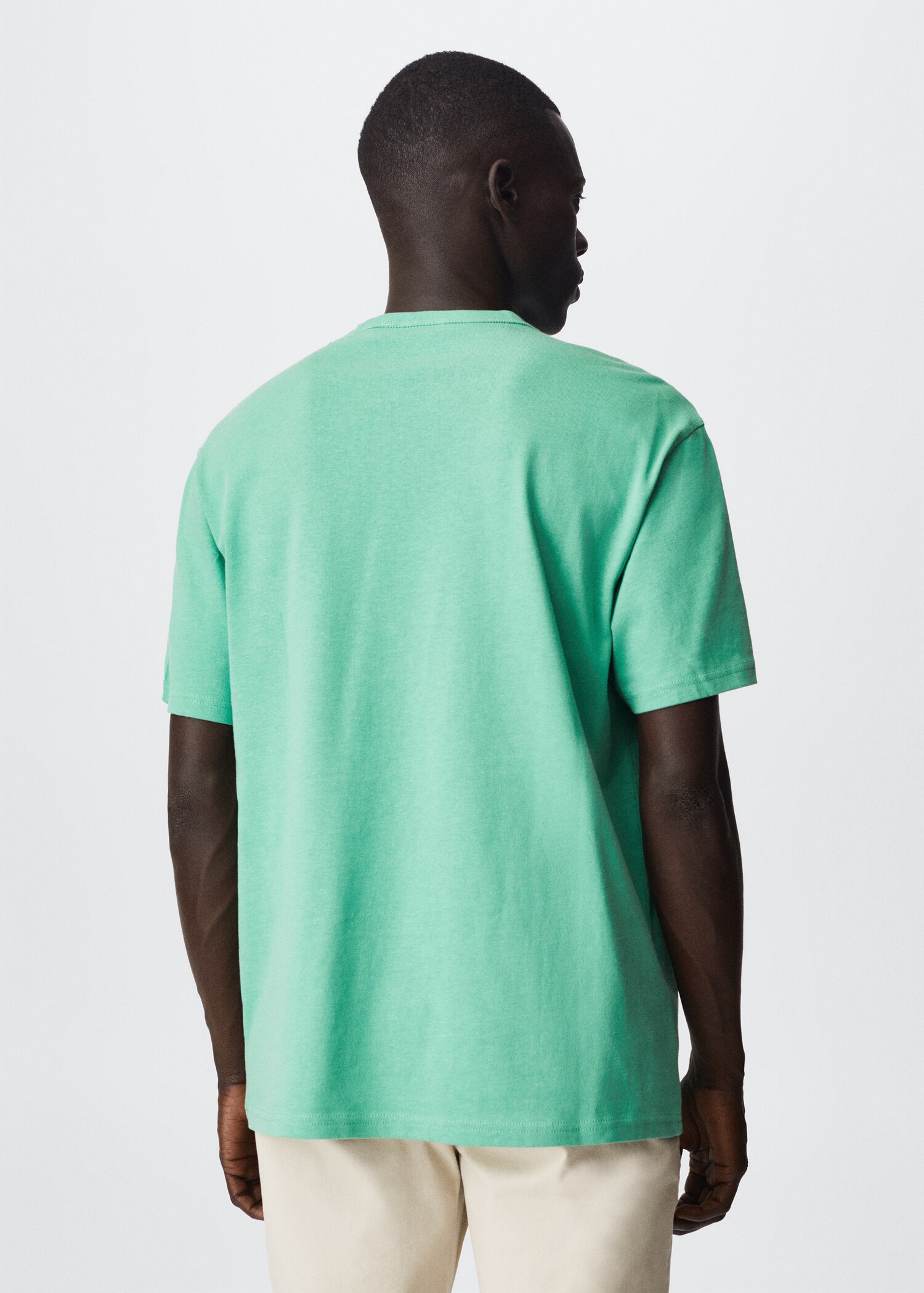 Relaxed fit cotton t-shirt - Reverse of the article