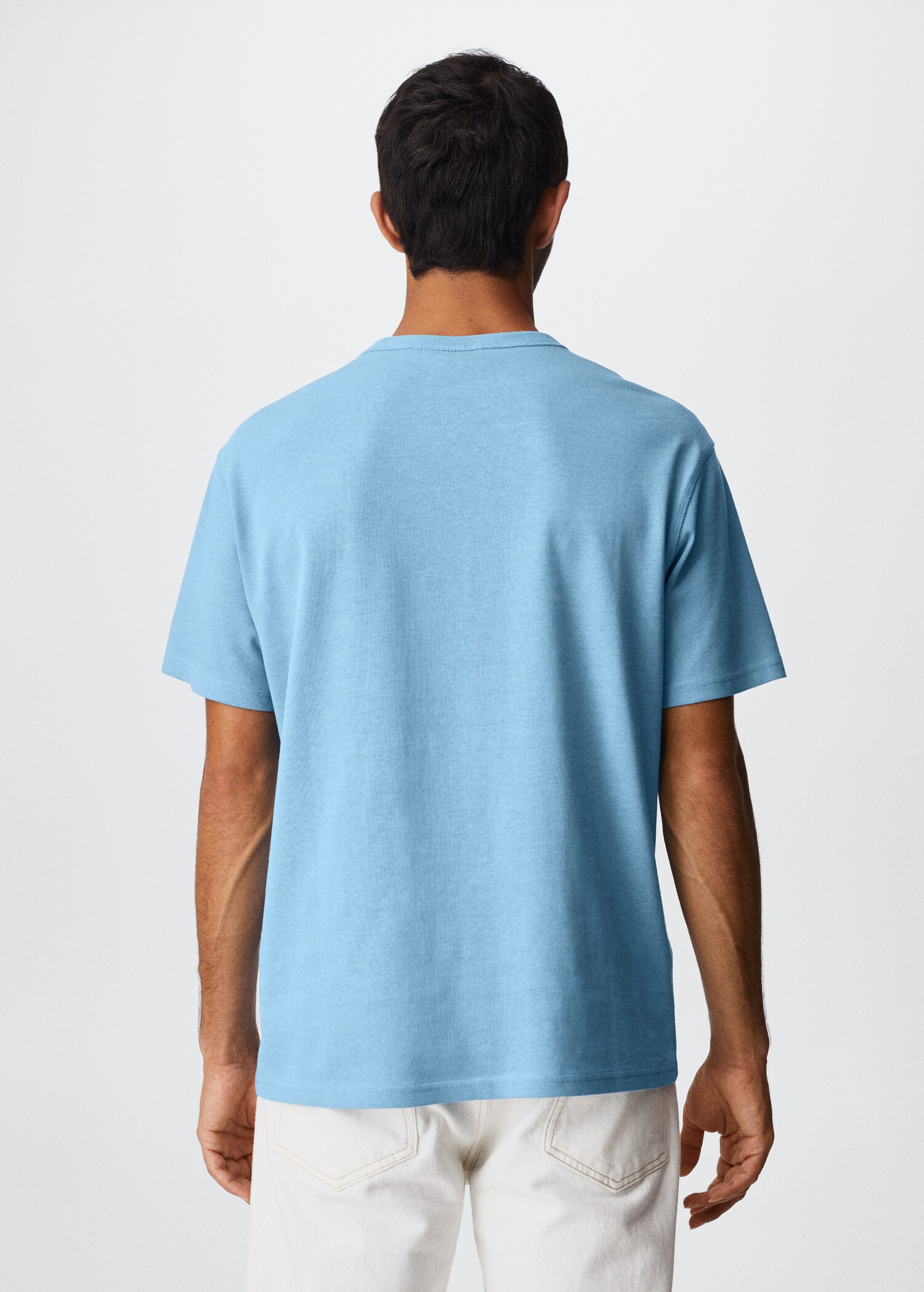 Relaxed fit cotton t-shirt - Reverse of the article