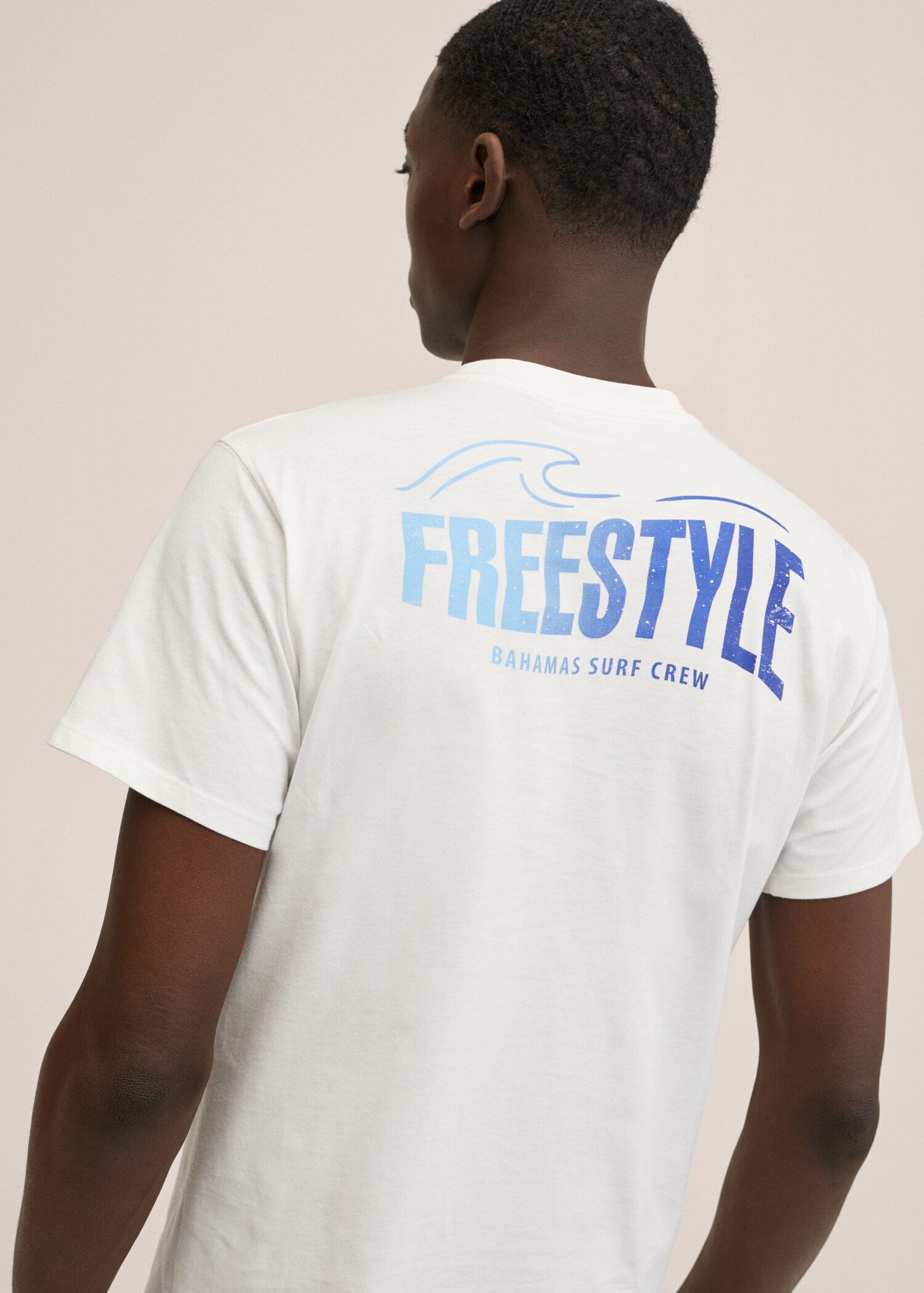 Katoenen T-shirt met print - Detail van het artikel 2