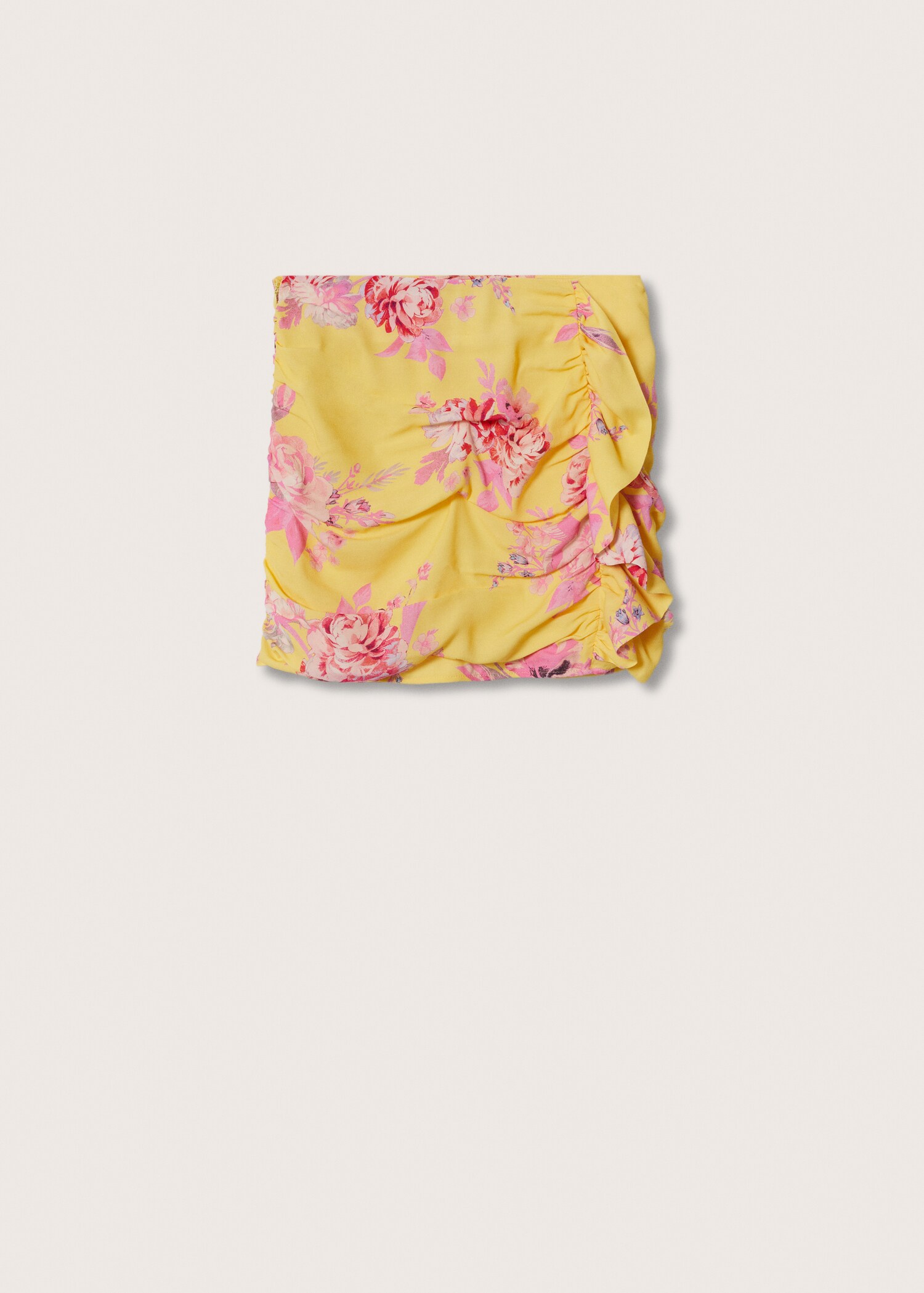 Minifalda estampada volante - Artículo sin modelo