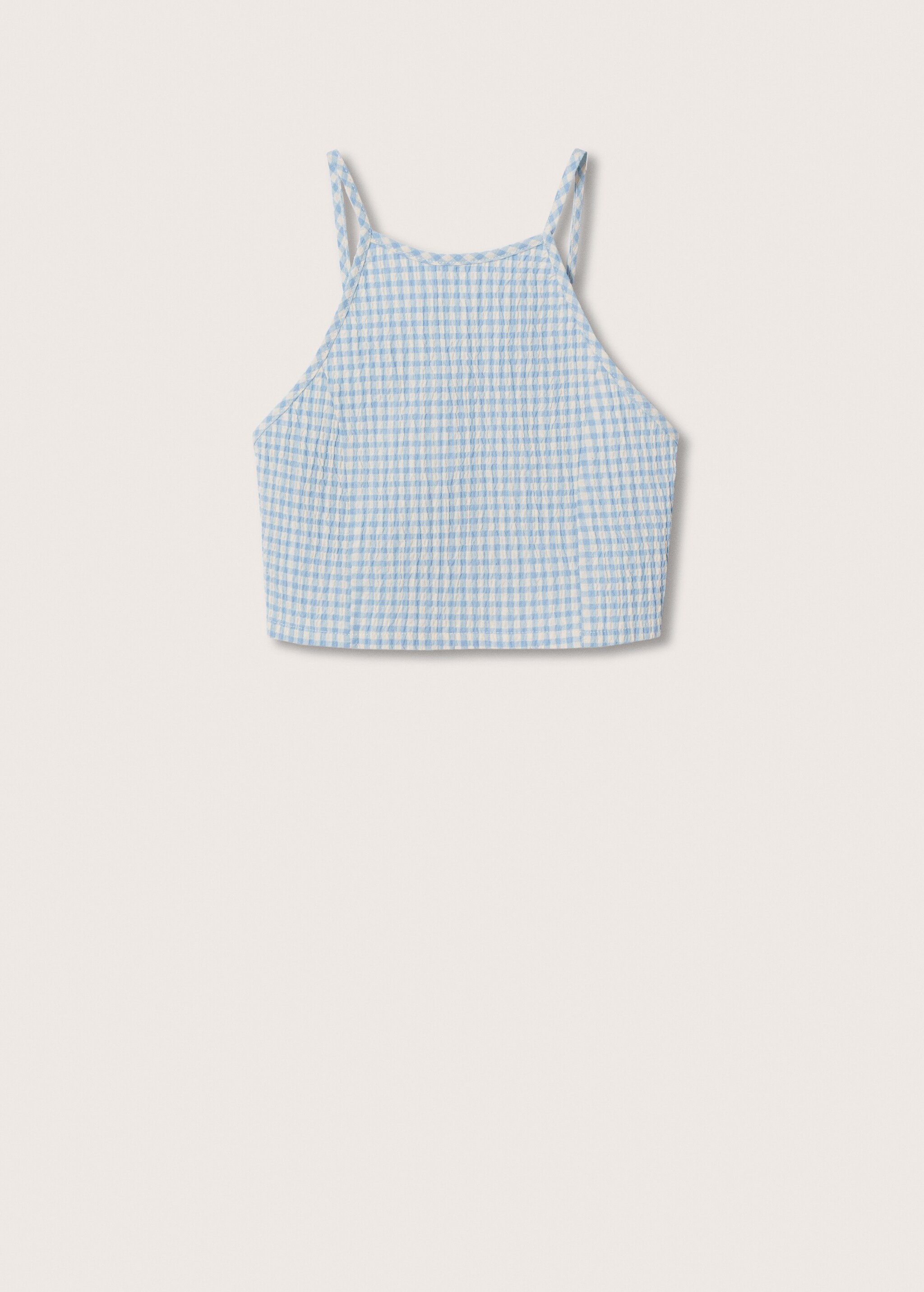 Gingham check top - Article without model