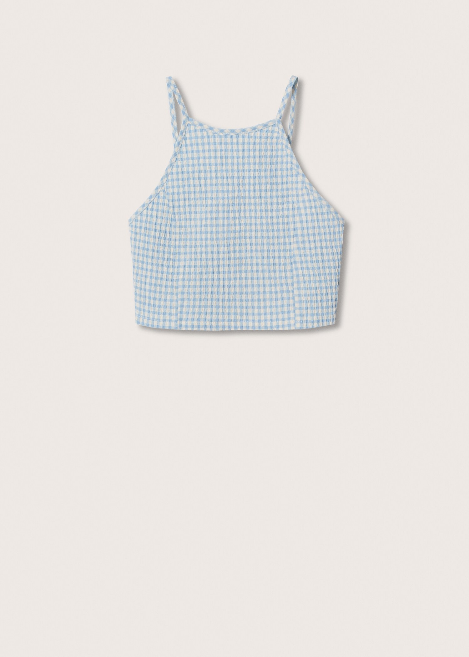 Gingham check top - Article without model