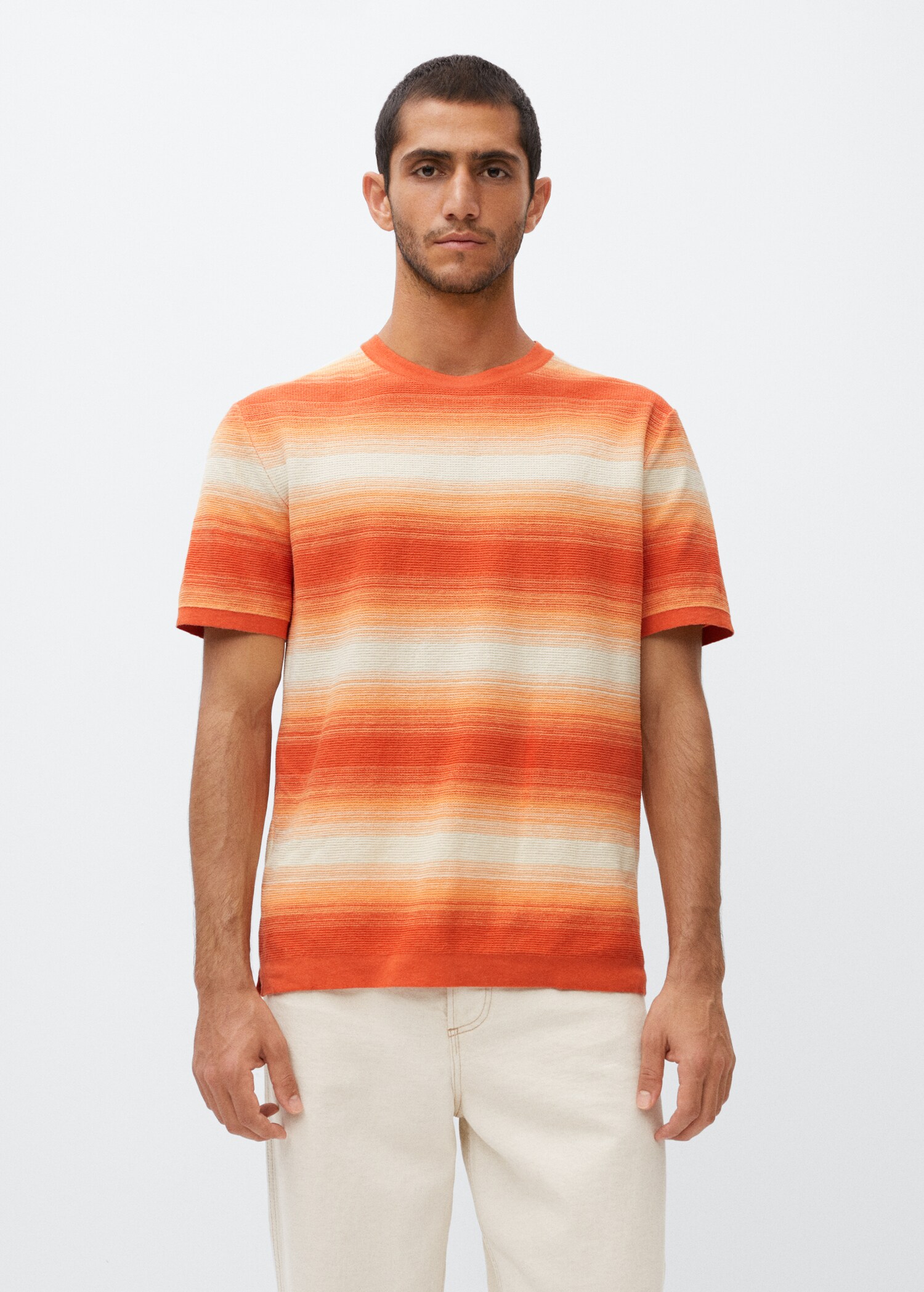 Camiseta punto degradado - Plano medio