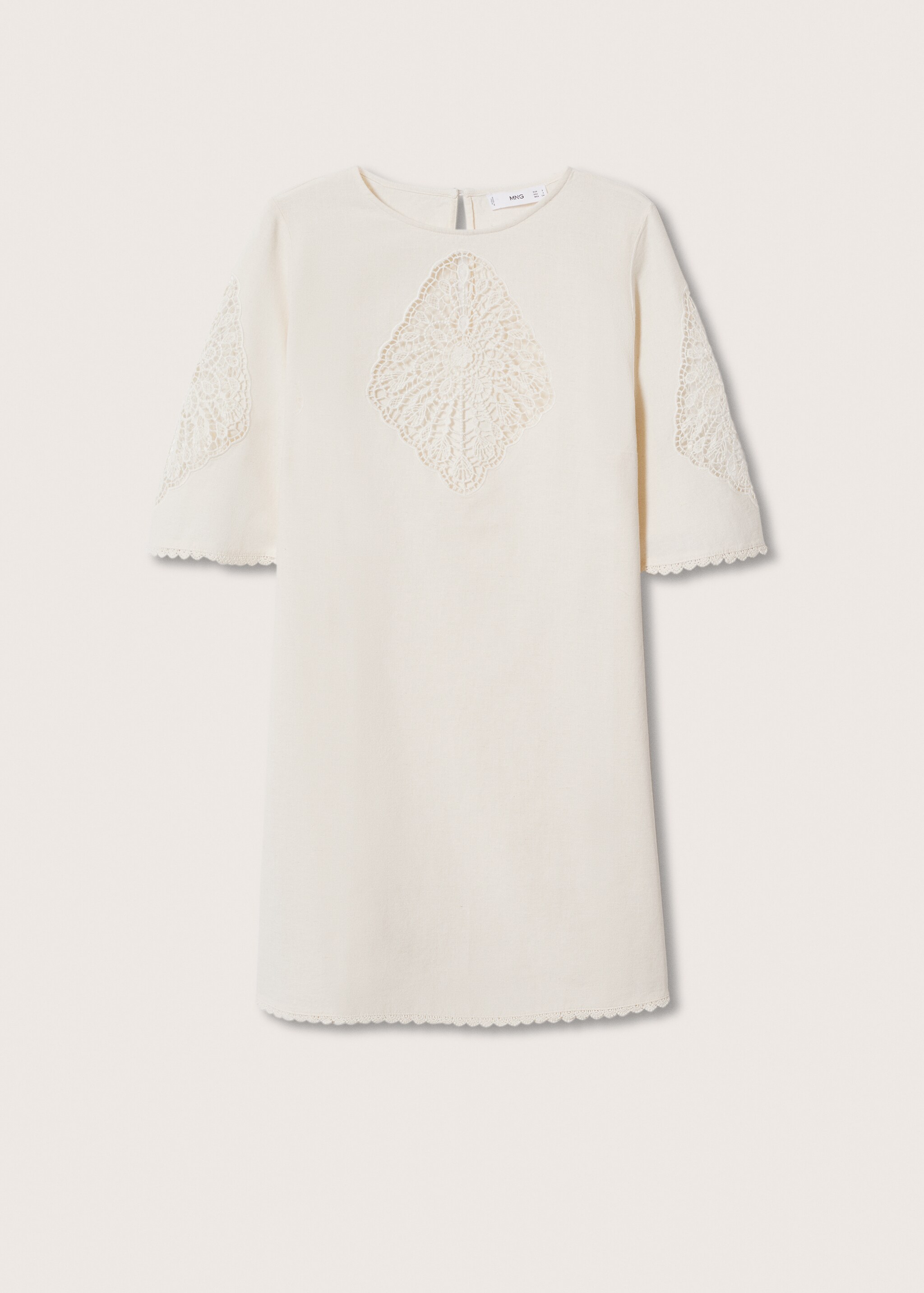 Embroidered cotton dress - Article without model
