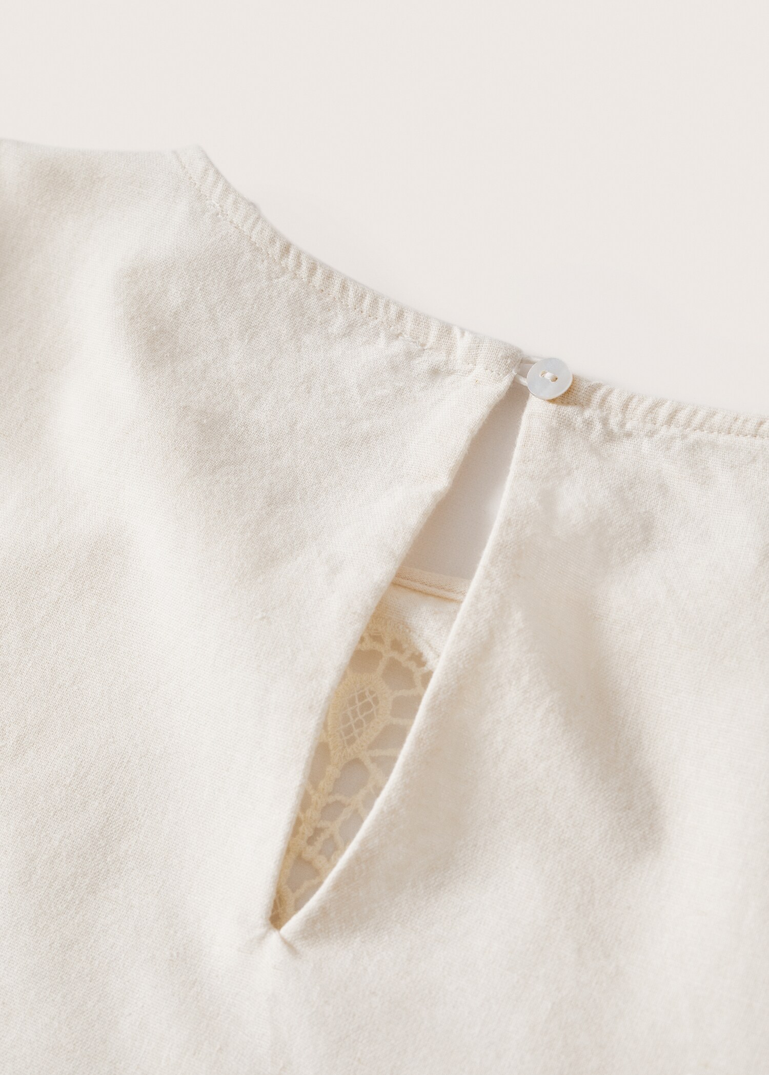Embroidered cotton dress - Details of the article 8