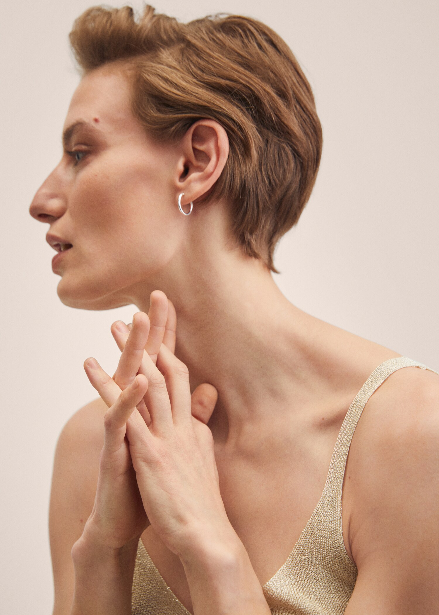 Lurex knitted top - Details of the article 1