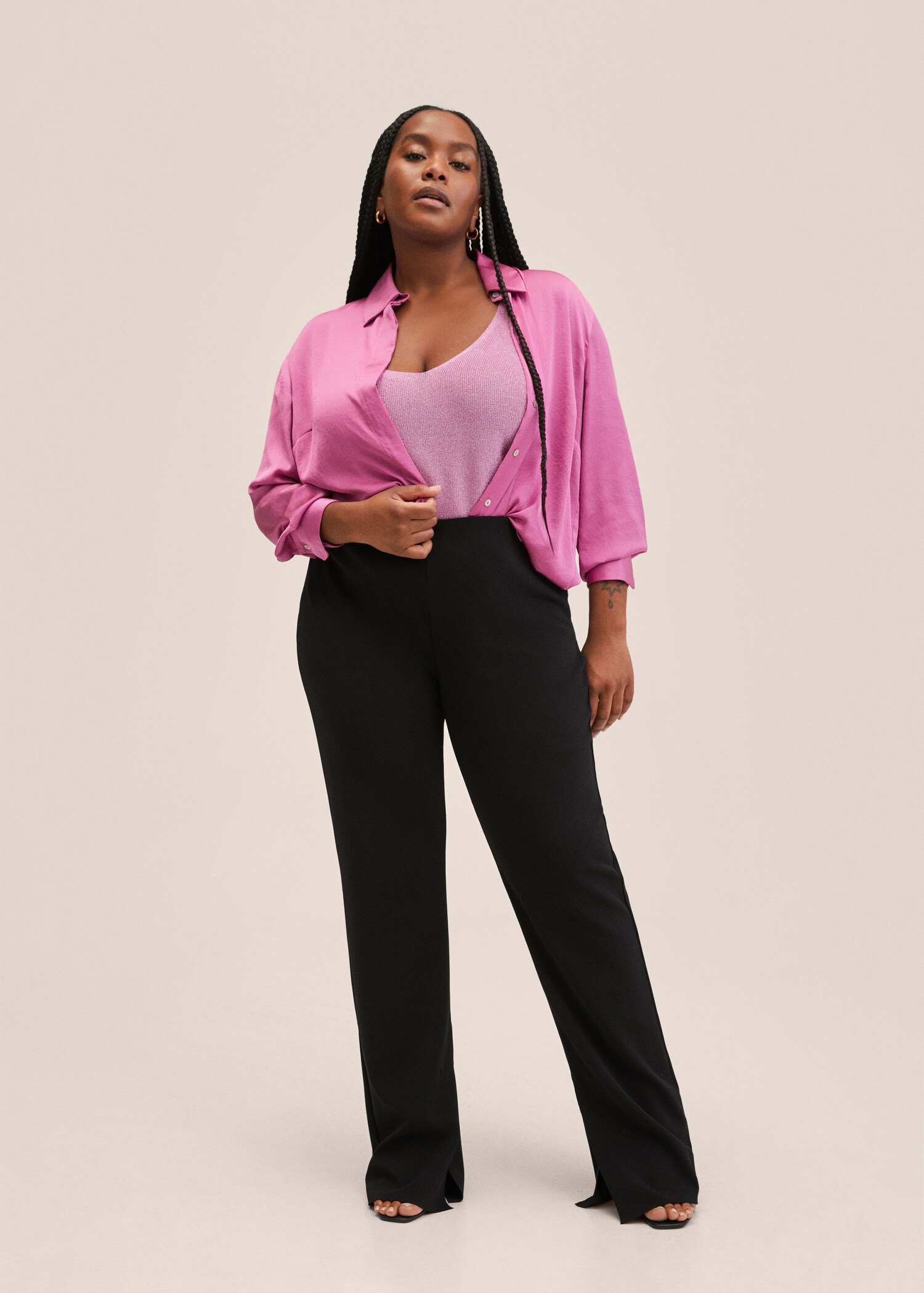 Lurex knitted top - Details of the article 3