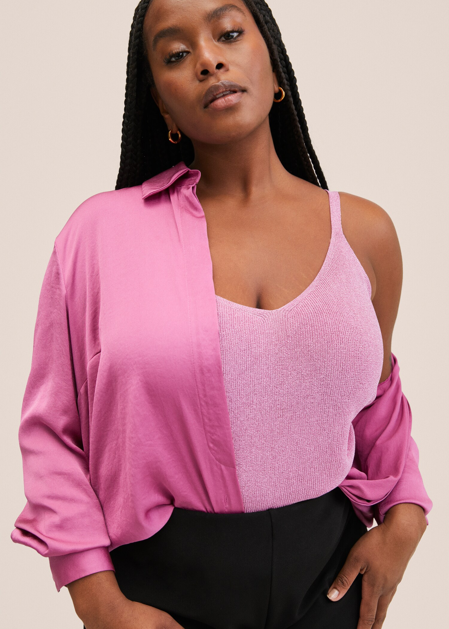 Lurex knitted top - Details of the article 4