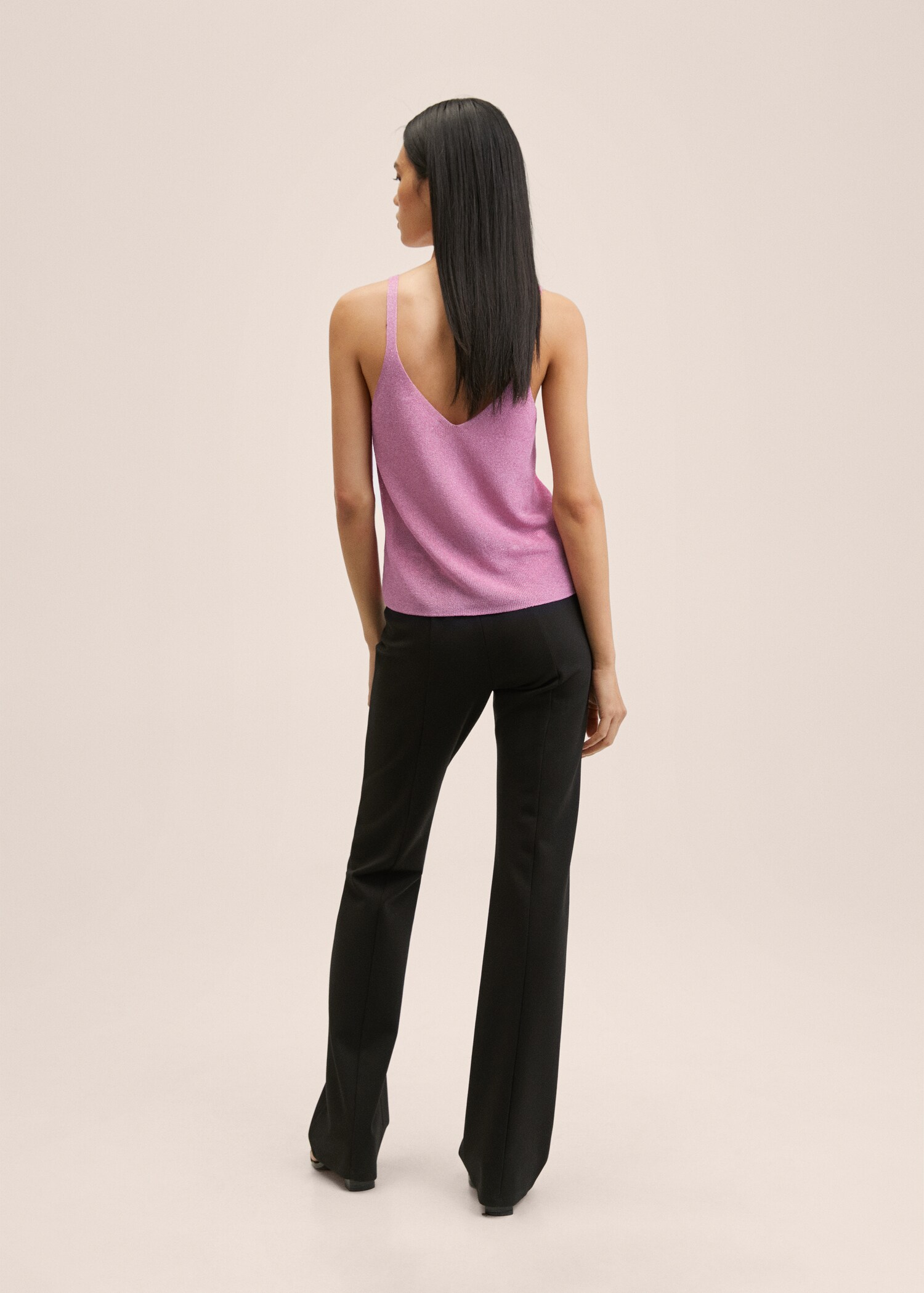 Lurex knitted top - Reverse of the article