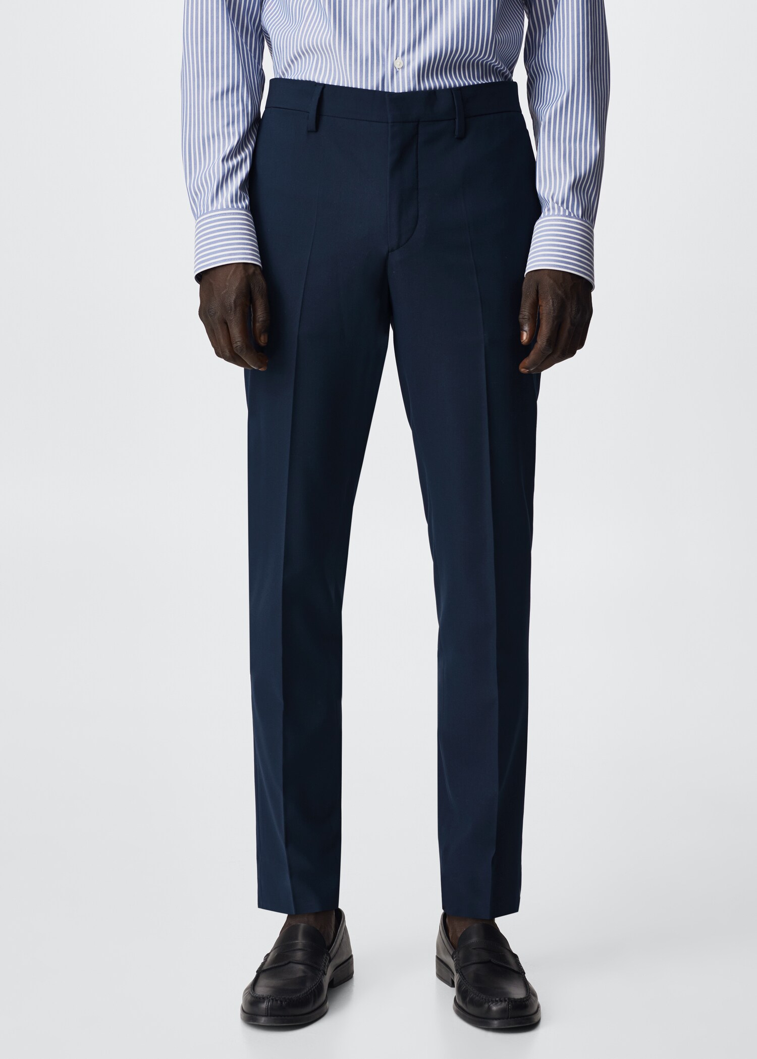 Super Slim Fit-Anzughose - Mittlere Ansicht