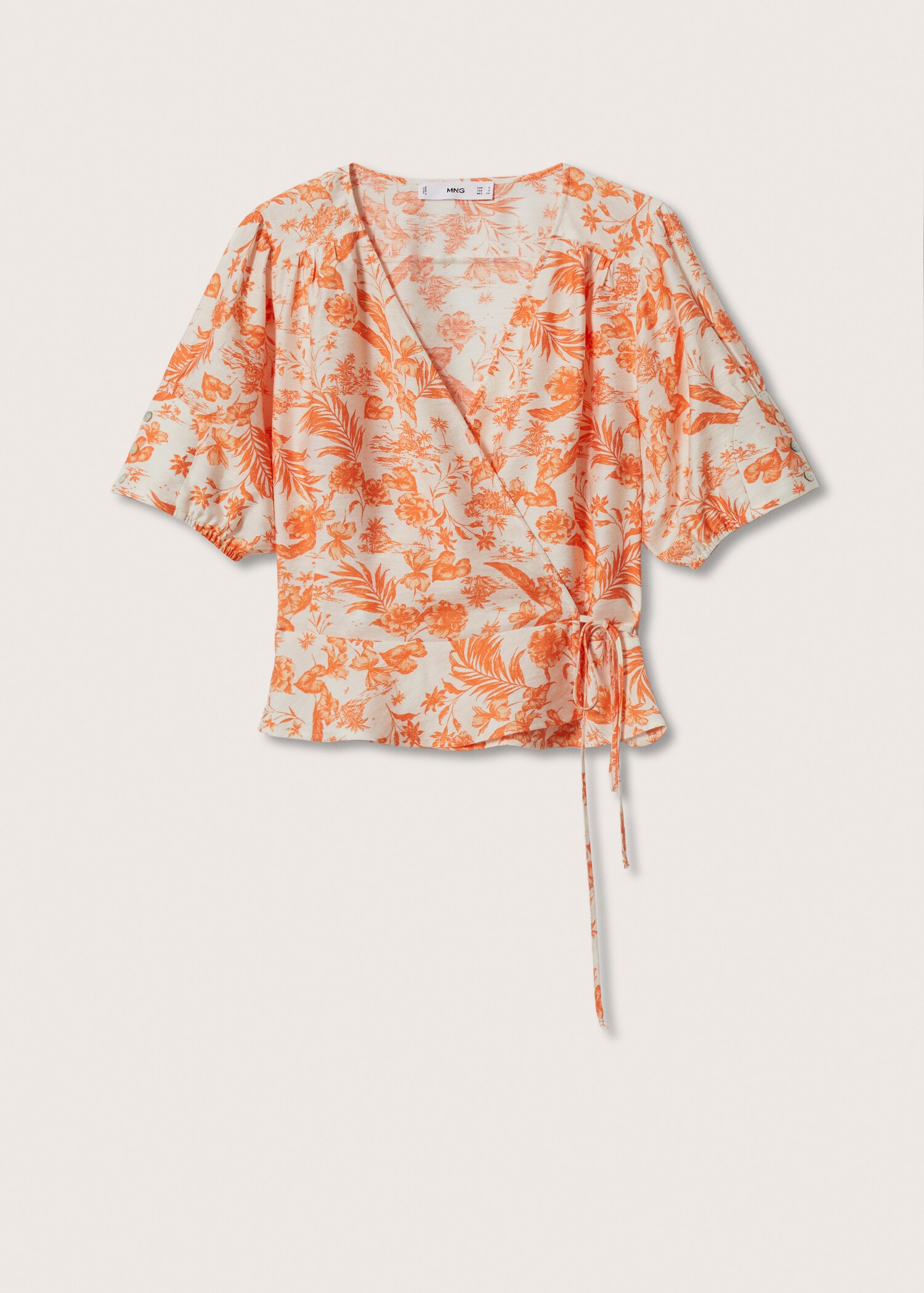 Wrap printed blouse - Article without model