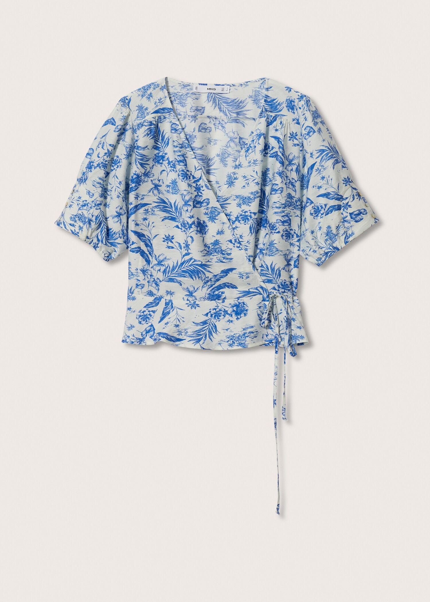 Wrap printed blouse - Article without model