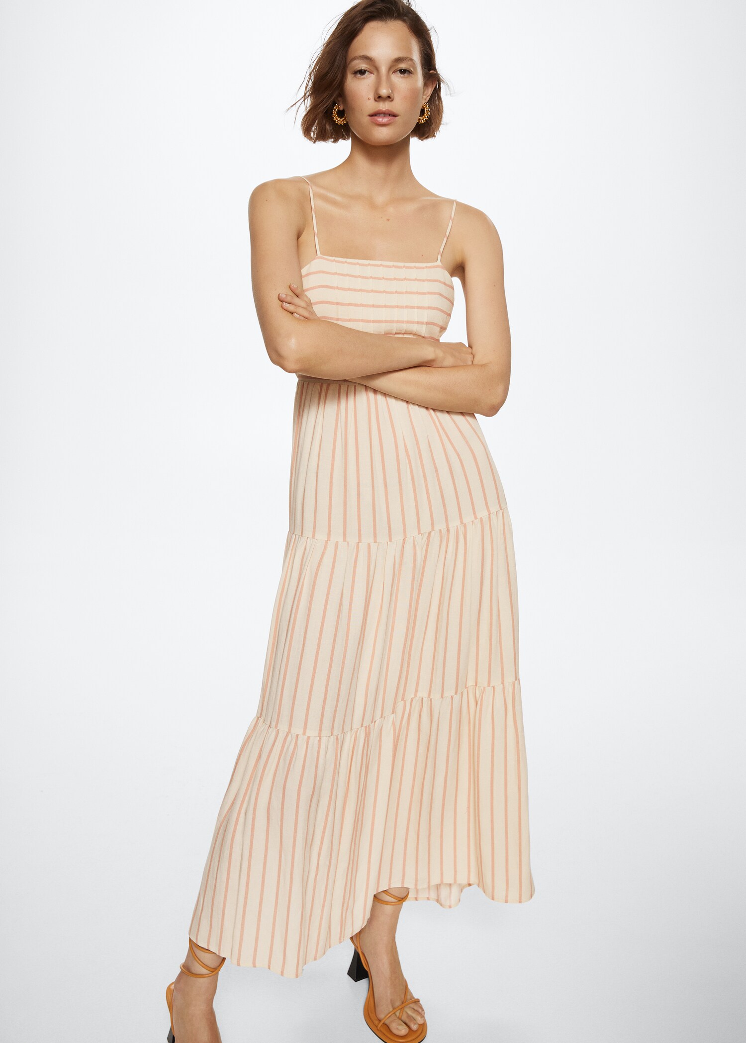 Flowy striped dress - Medium plane