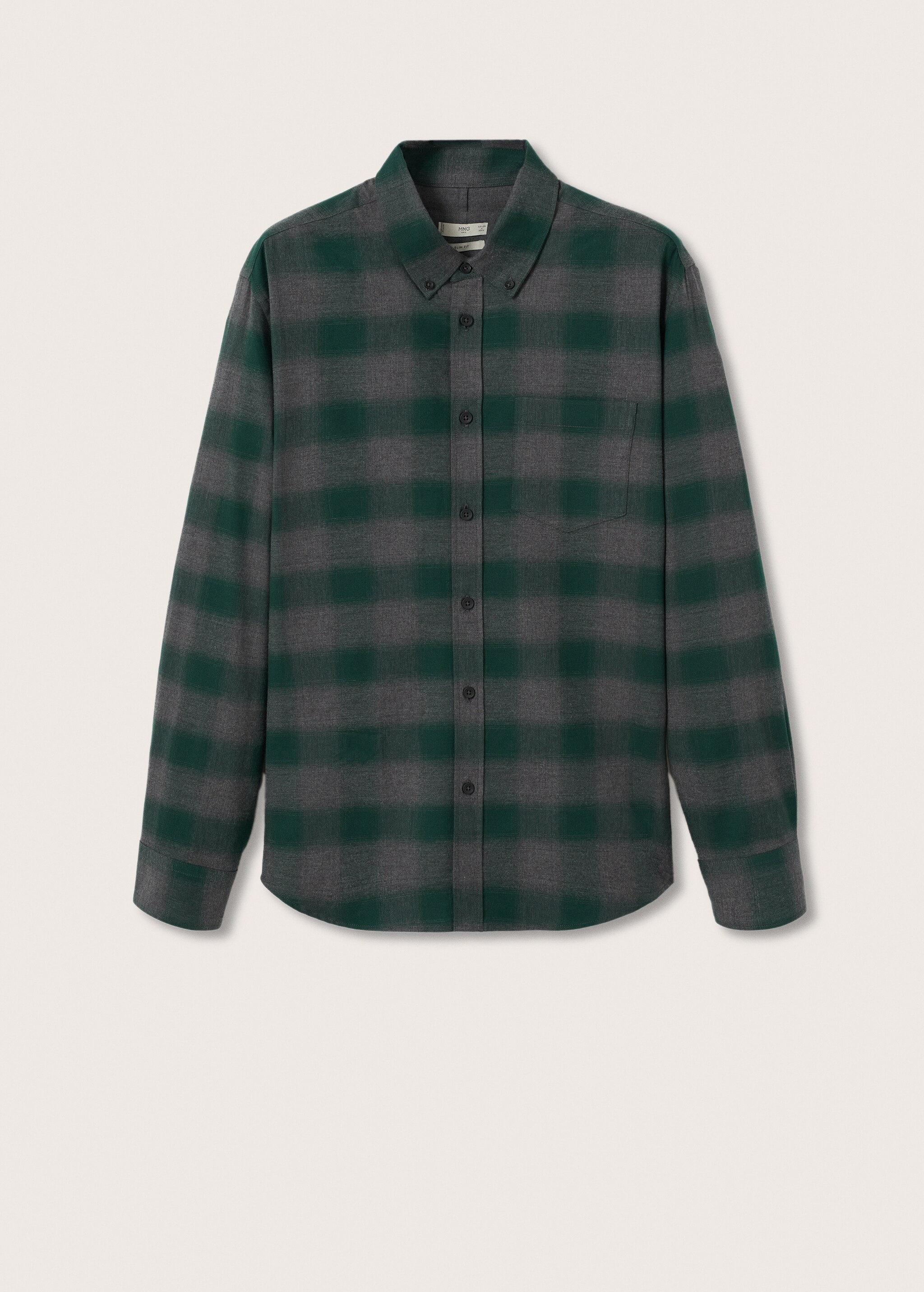 Checked flannel shirt - Article without model
