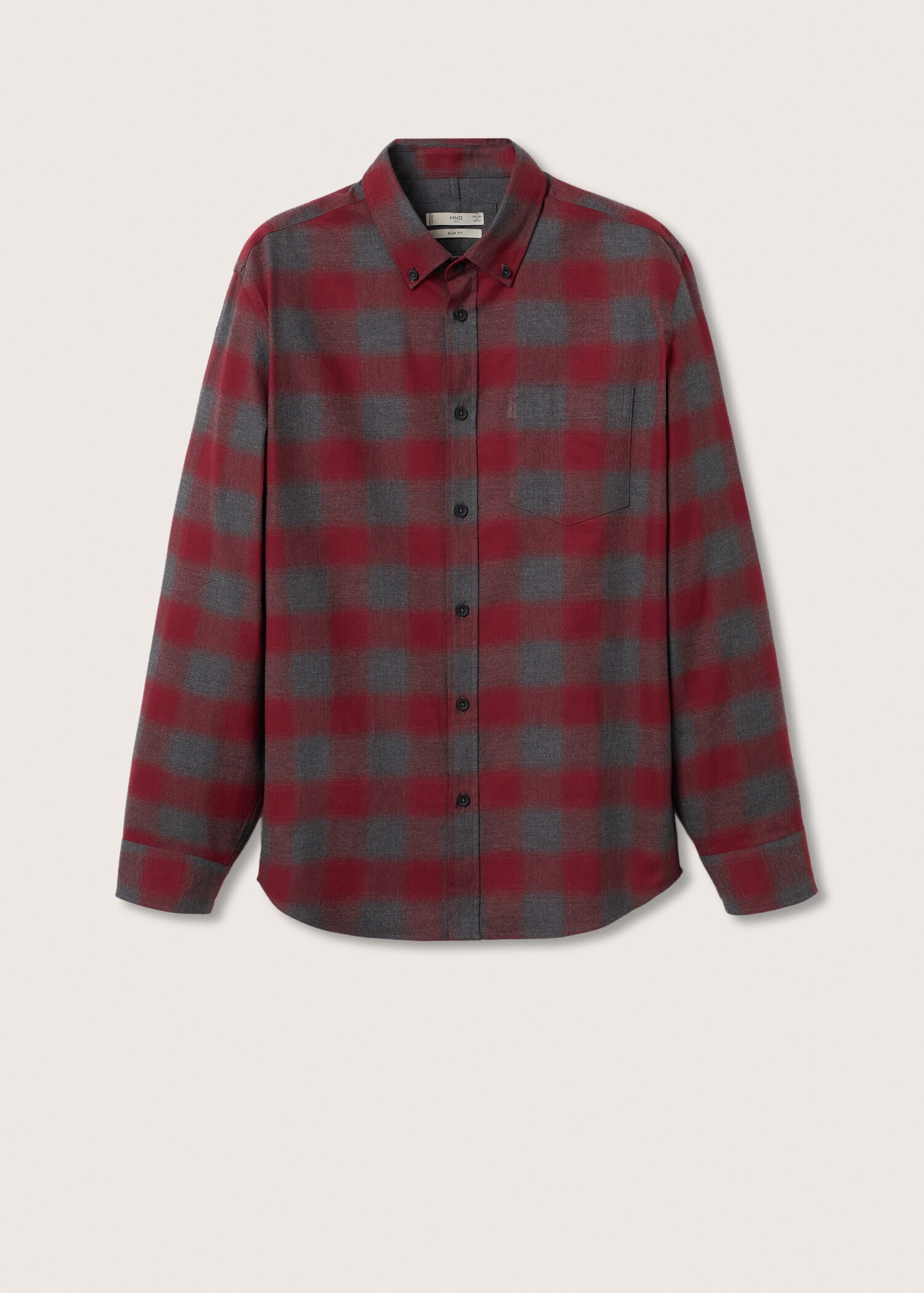 Checked flannel shirt - Article without model