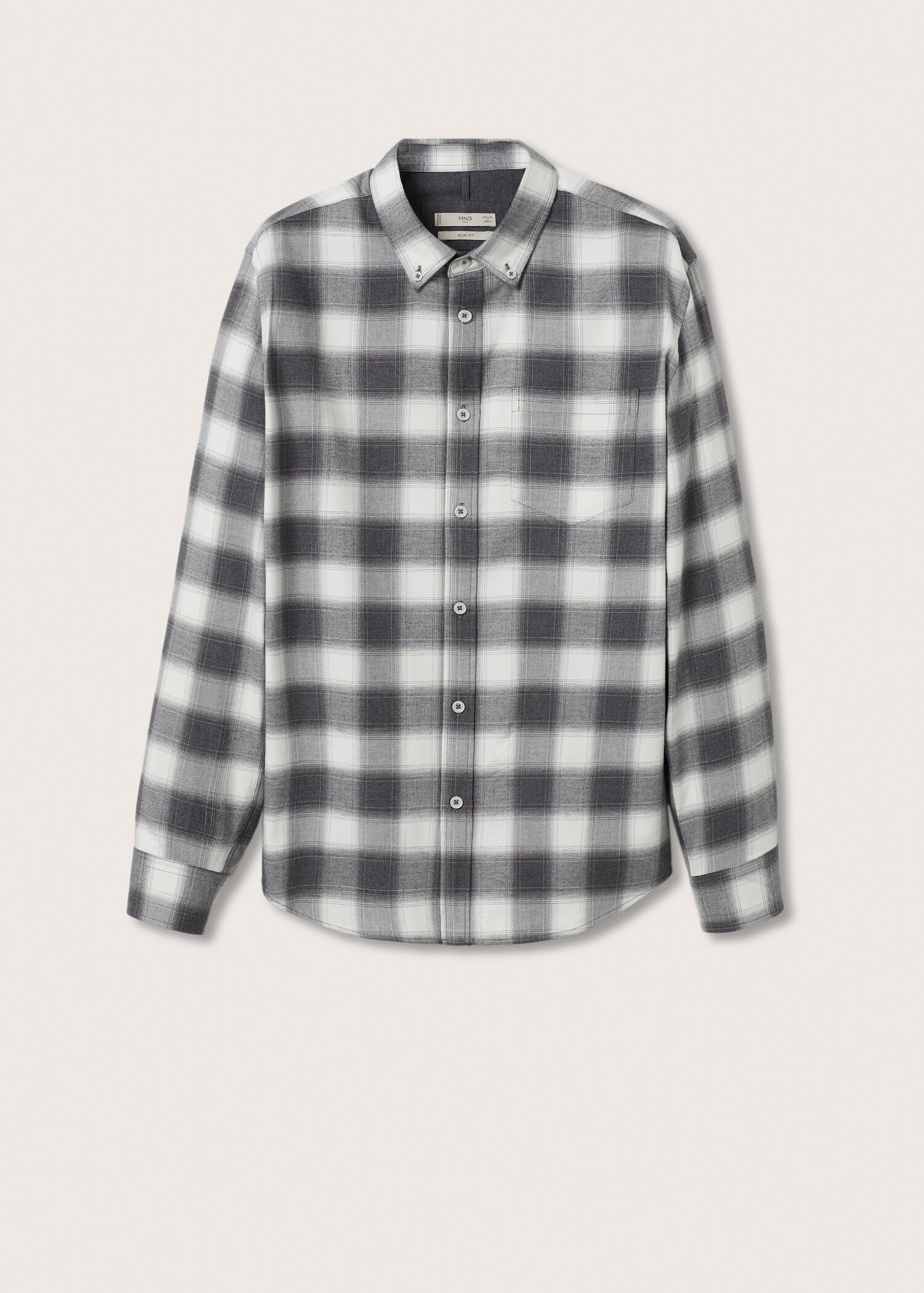 Checked flannel shirt - Article without model