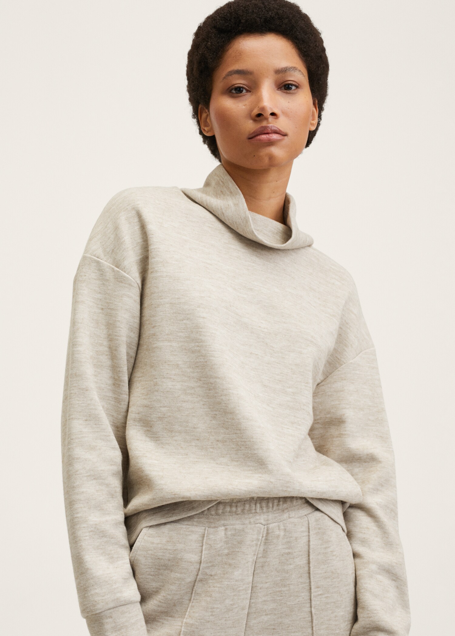 Sweatshirt met trechterhals - Detail van het artikel 1