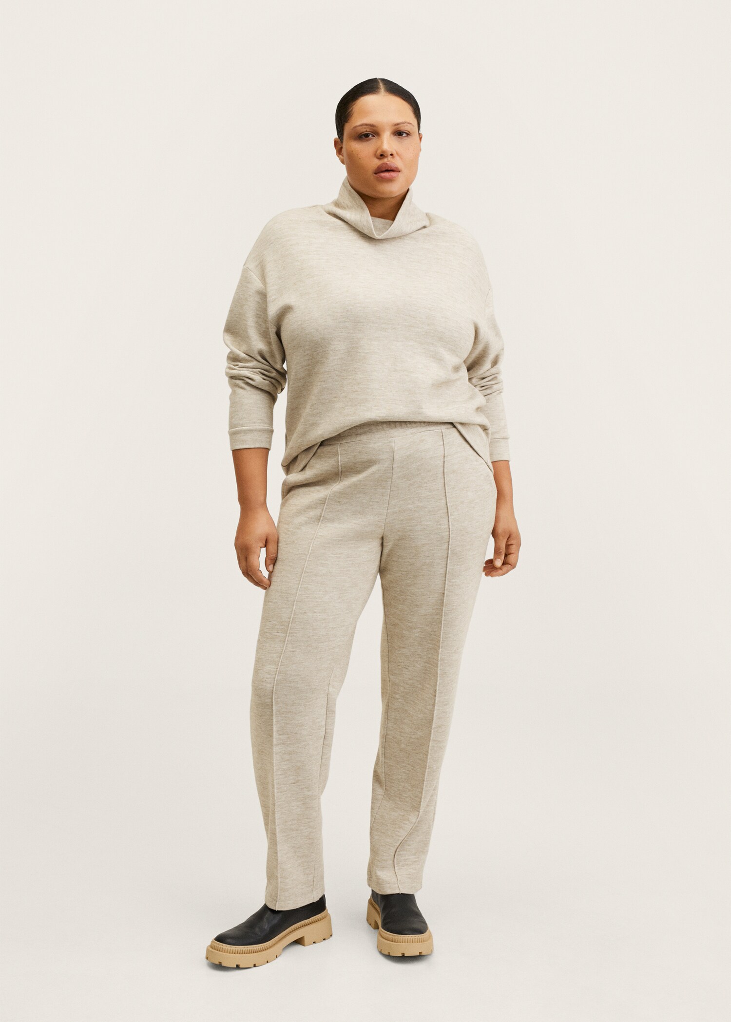 Sweatshirt met trechterhals - Detail van het artikel 3