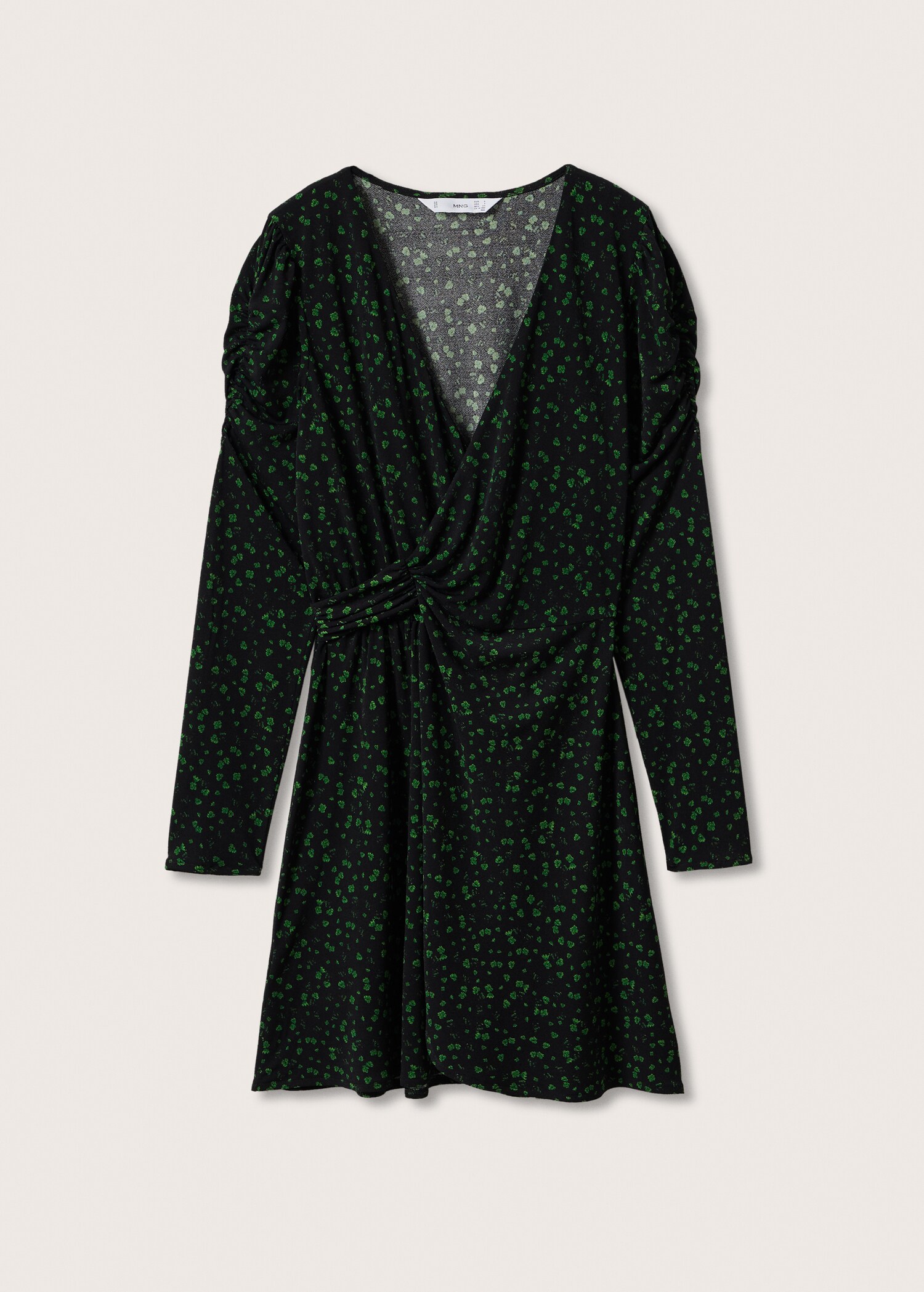 Vestido fruncido cruzado - Artículo sin modelo