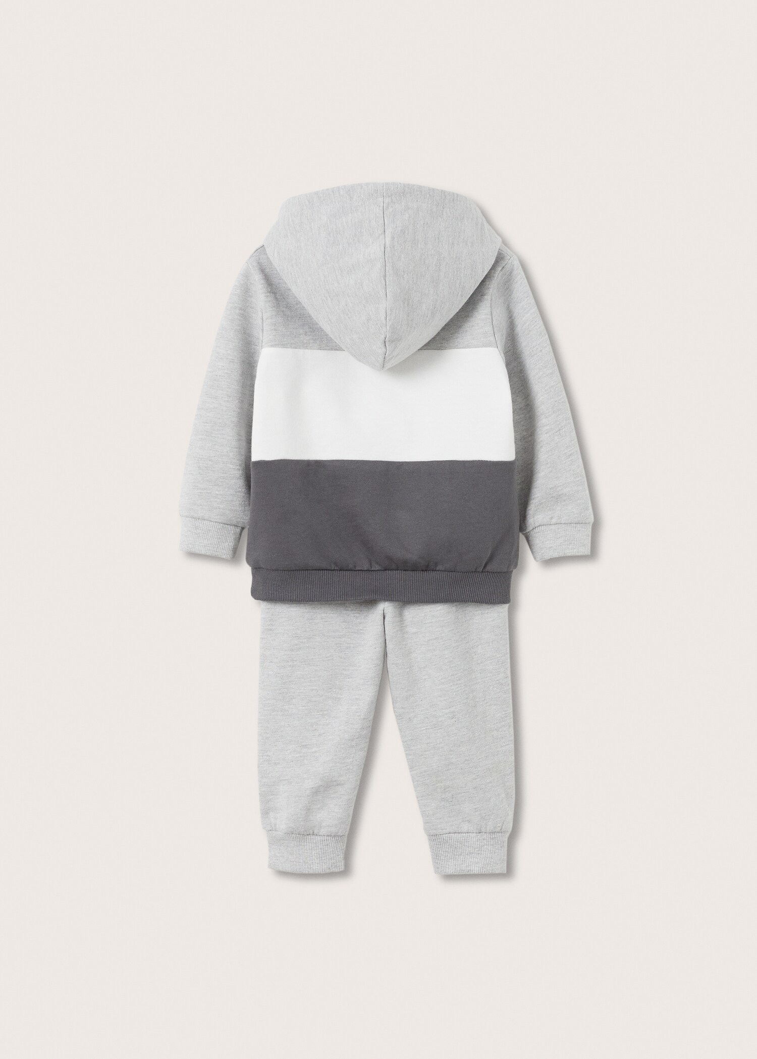 Pack sudadera y jogger de algodón - Reverso del artículo