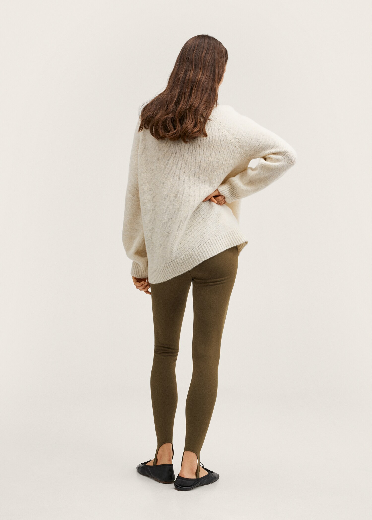 Leggings básicos fuseau  - Reverso del artículo
