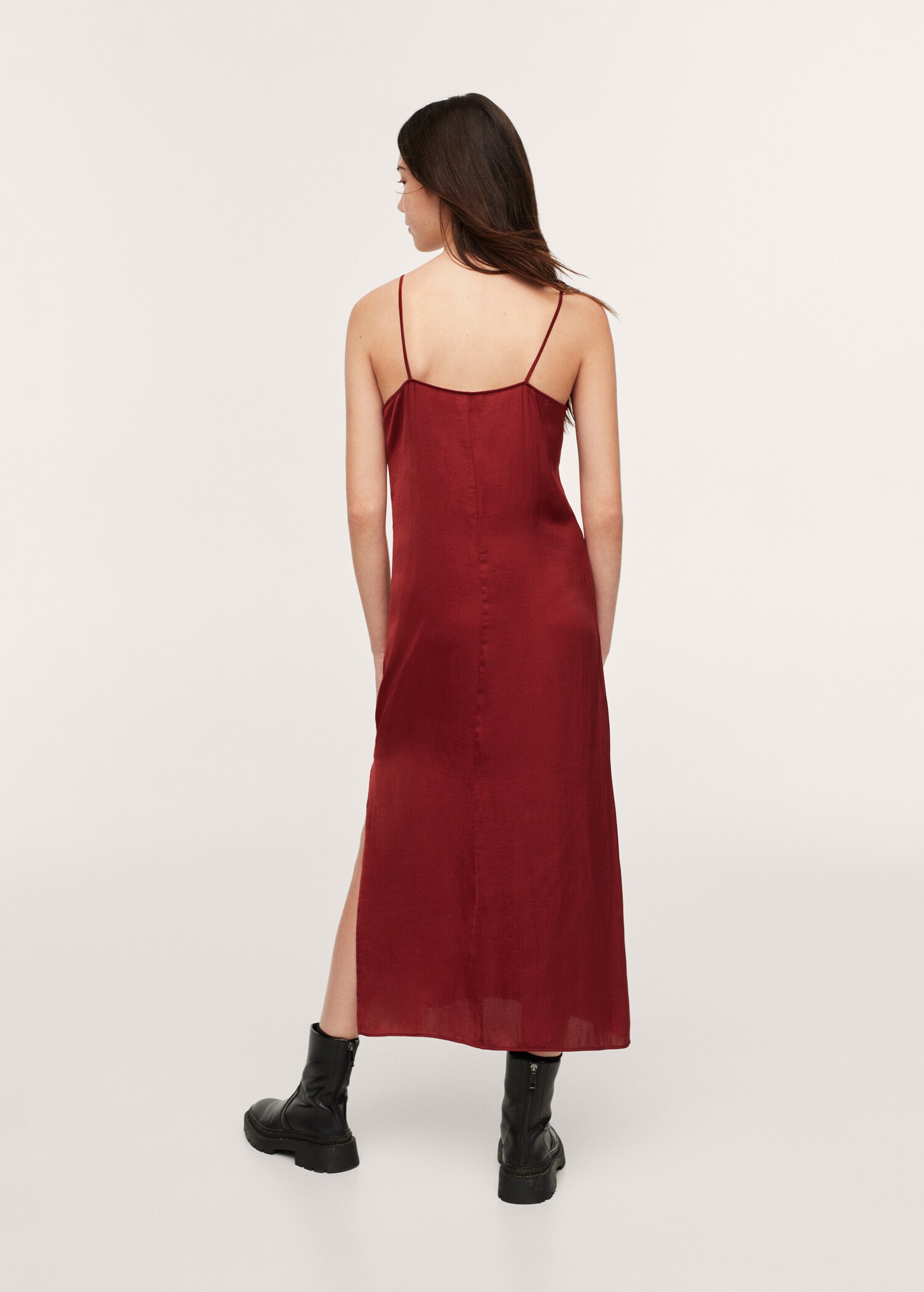 Vestit de llenceria setinat - Revers de l'article