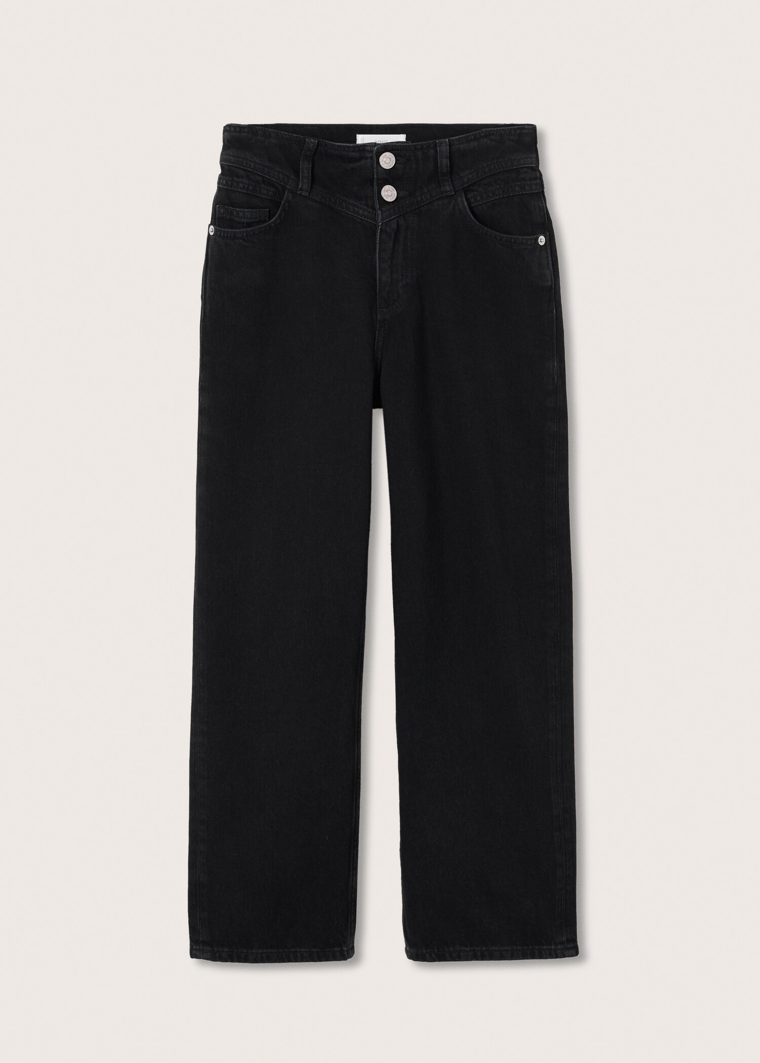 High waist straight jeans - Article without model