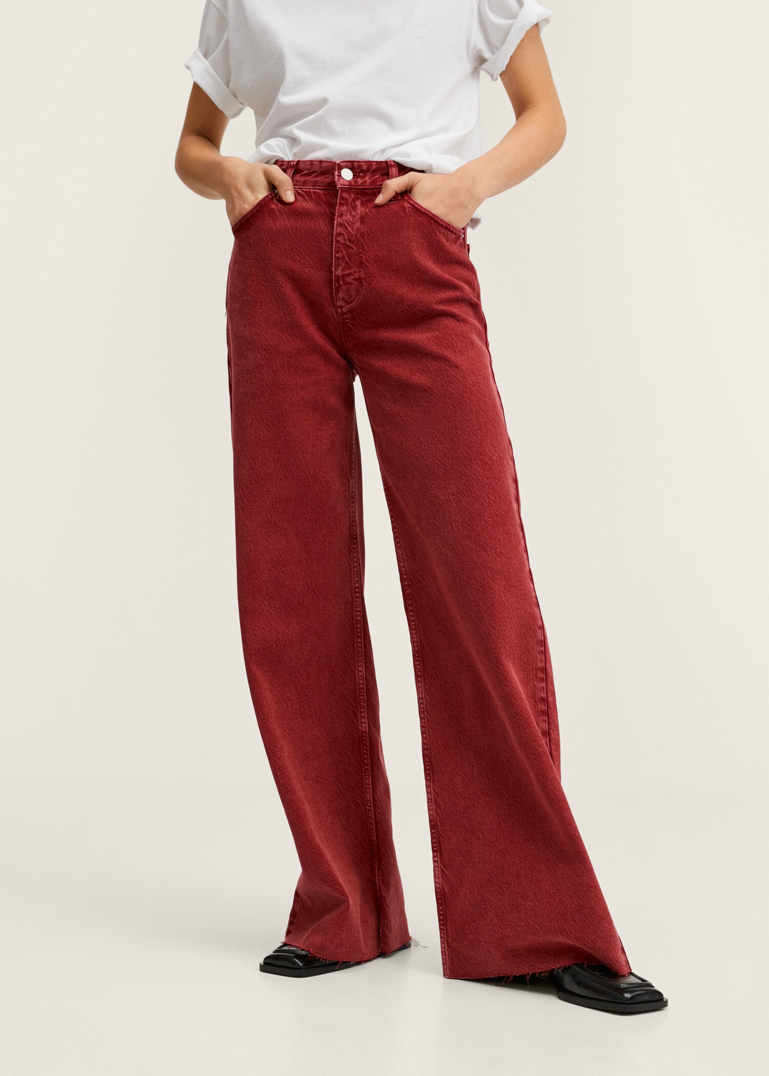 Jean wideleg taille haute - Plan moyen