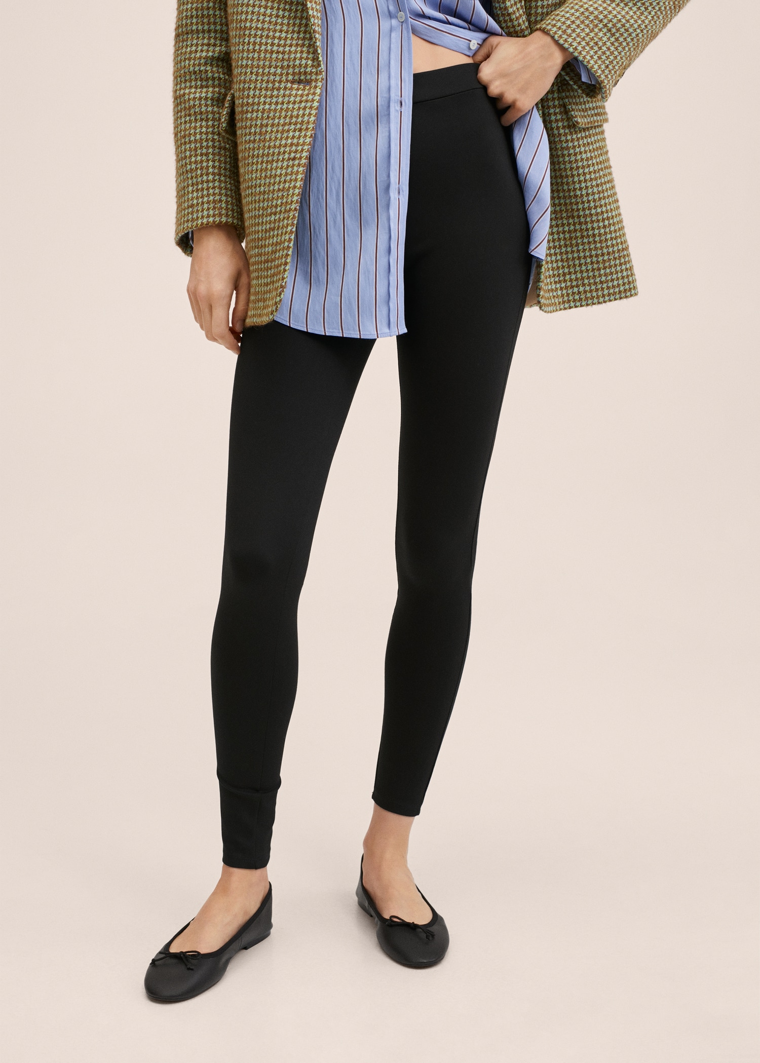 Basic Leggings - Mittlere Ansicht
