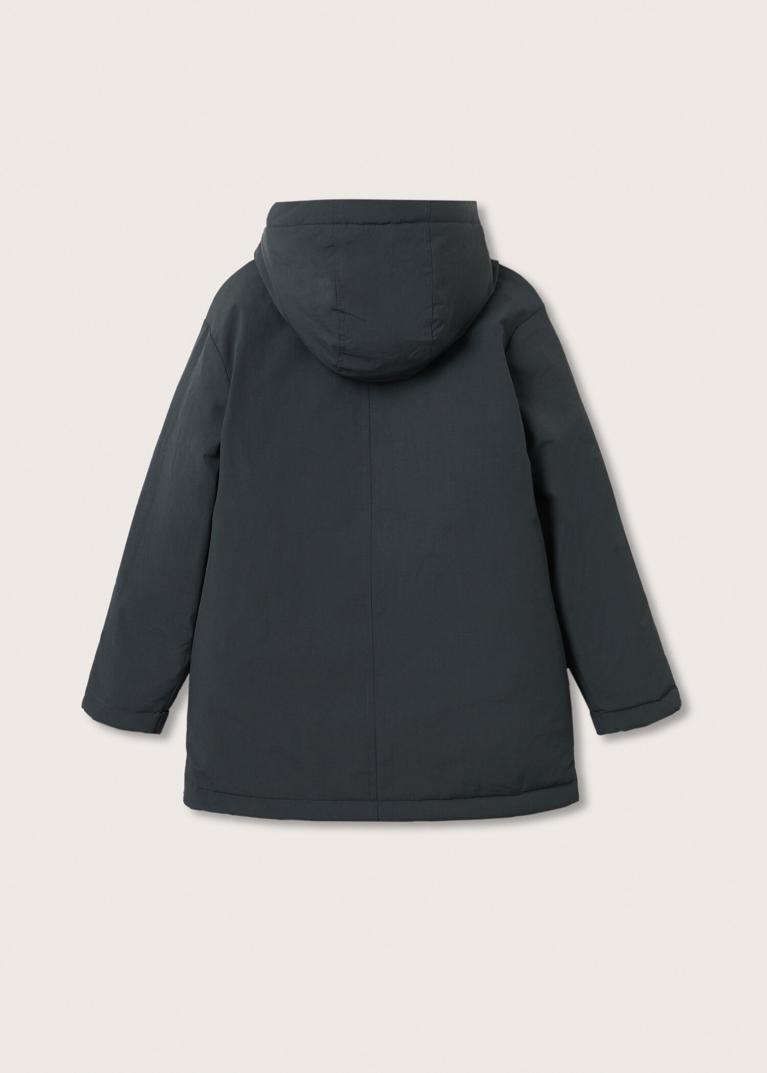 Anorak acolchado capucha - Reverso del artículo