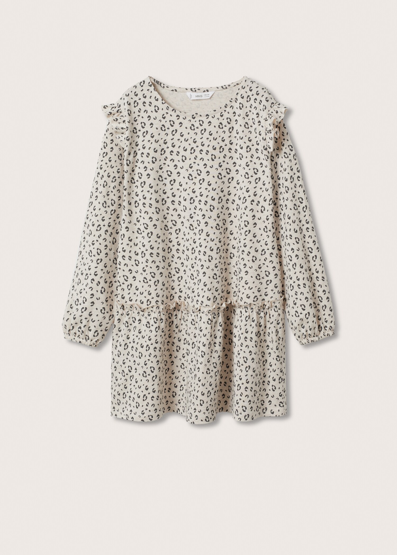Jurk met animal print - Artikel zonder model