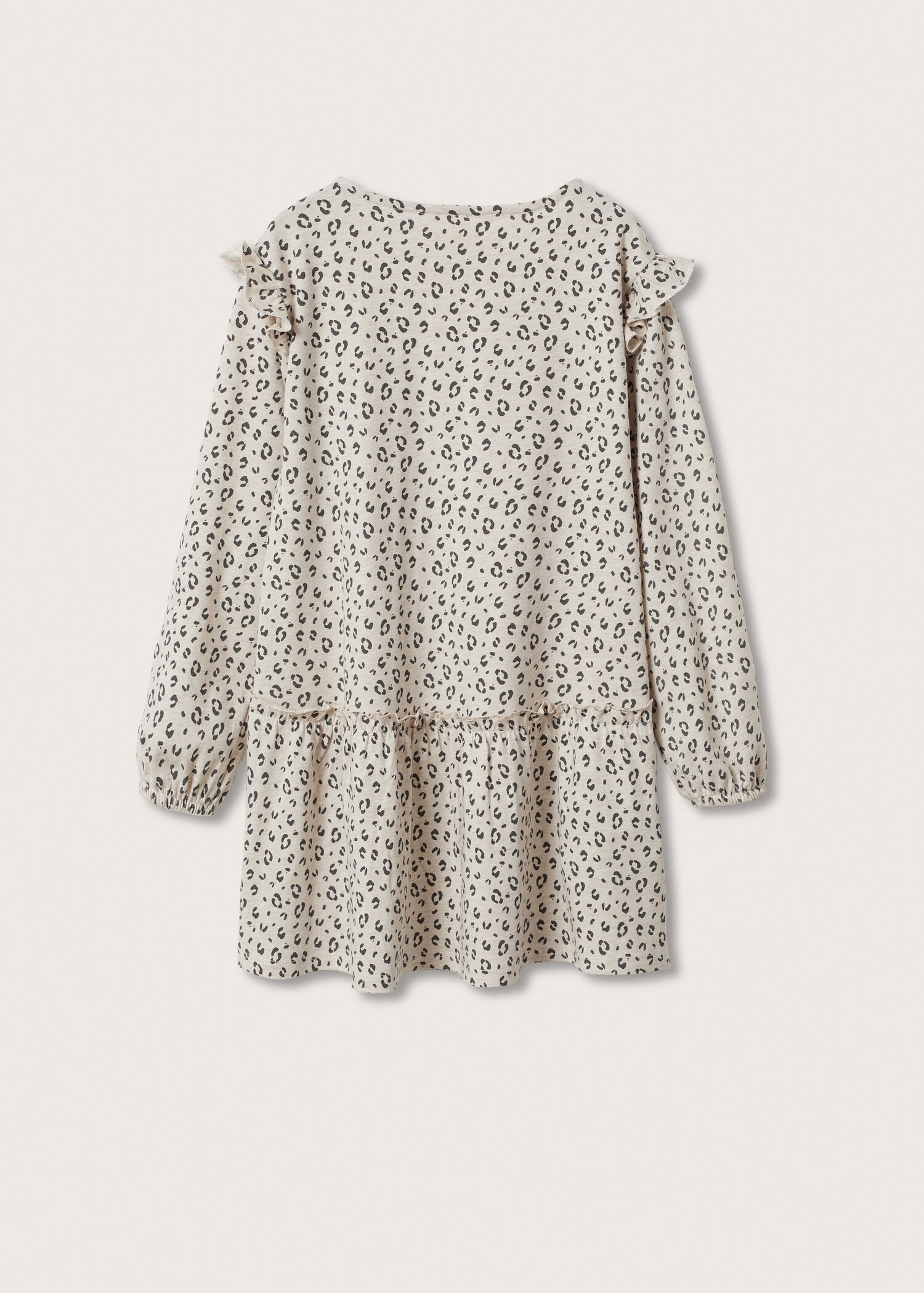 Jurk met animal print - Achterkant van het artikel